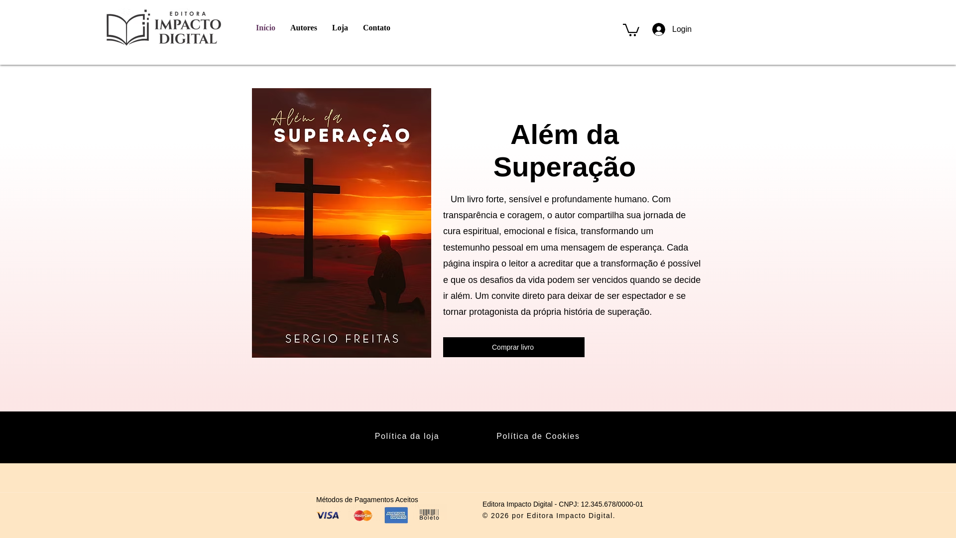 website screenshot of https://editoraimpactodigital.com.br/