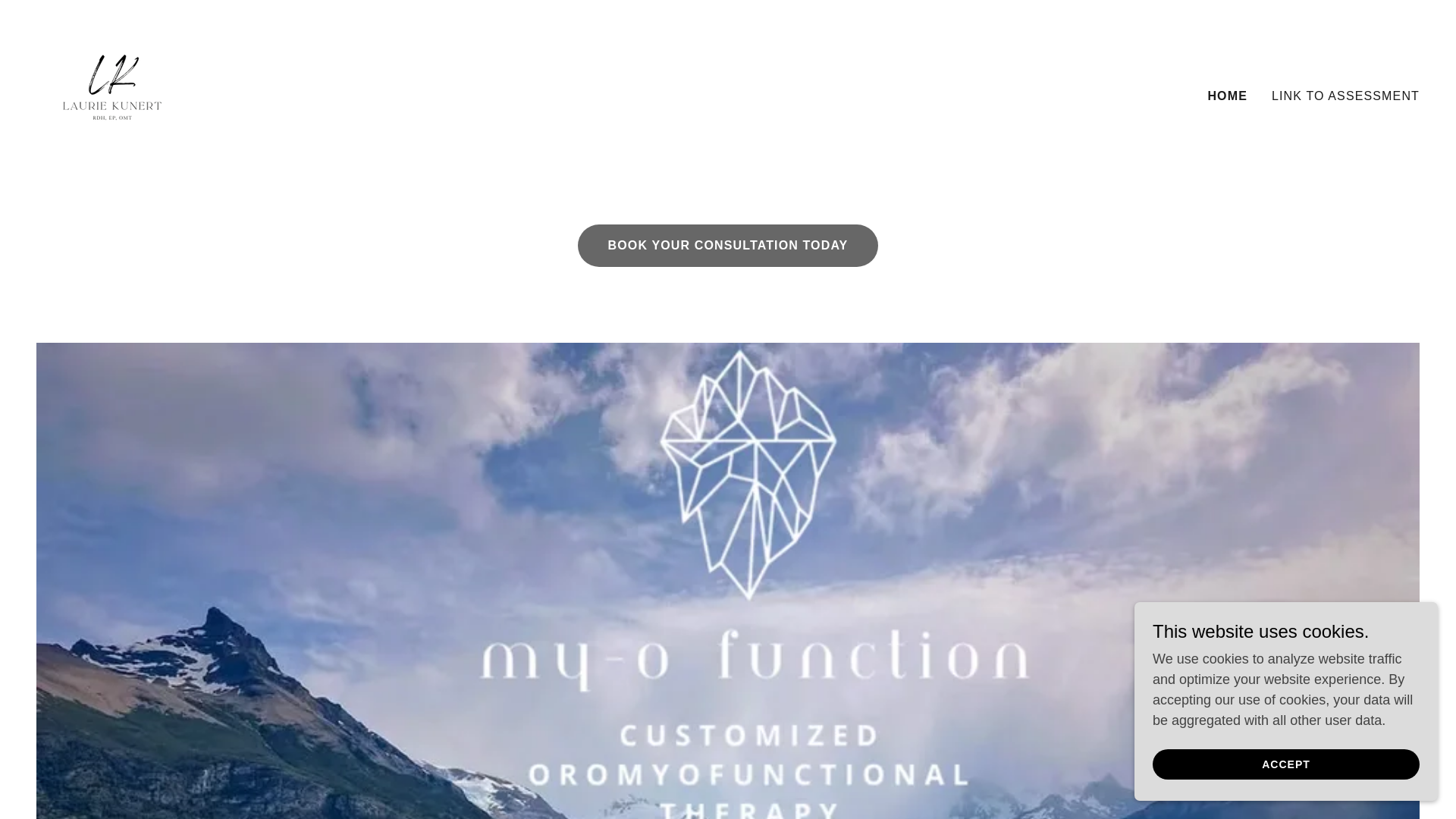 website screenshot of https://lauriekunertrdh.com/