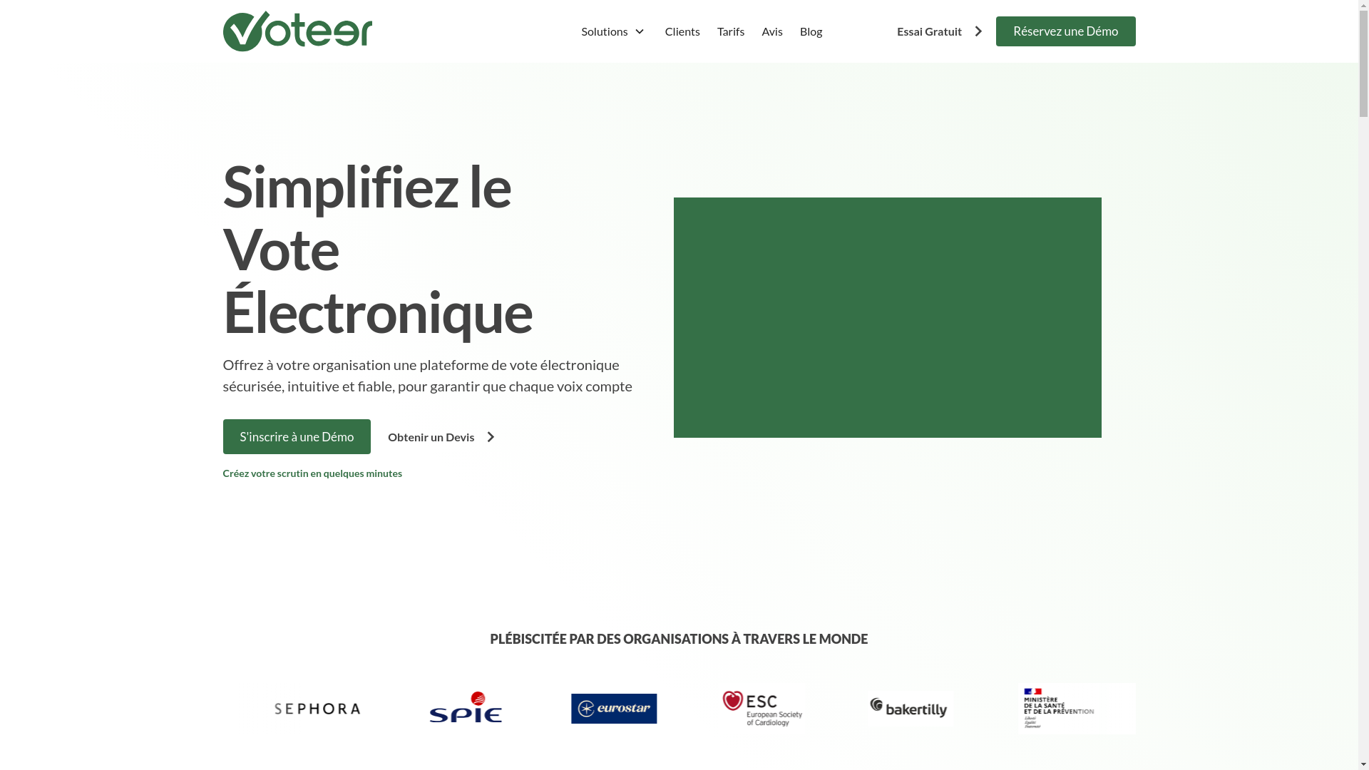 website screenshot of https://elevatevoteerpro.com/