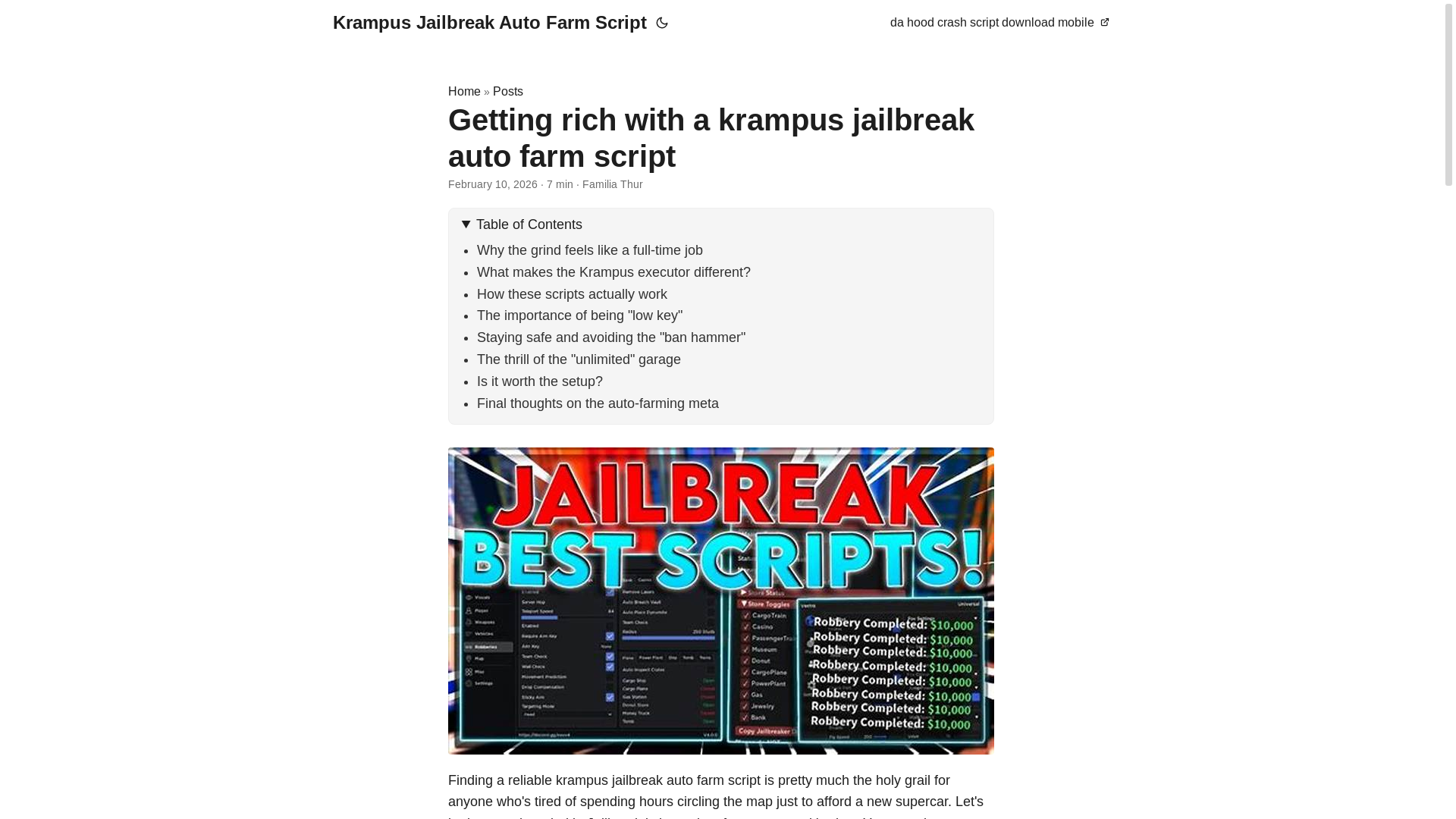 website screenshot of https://krampus-jailbreak-auto-farm-script.pages.dev/