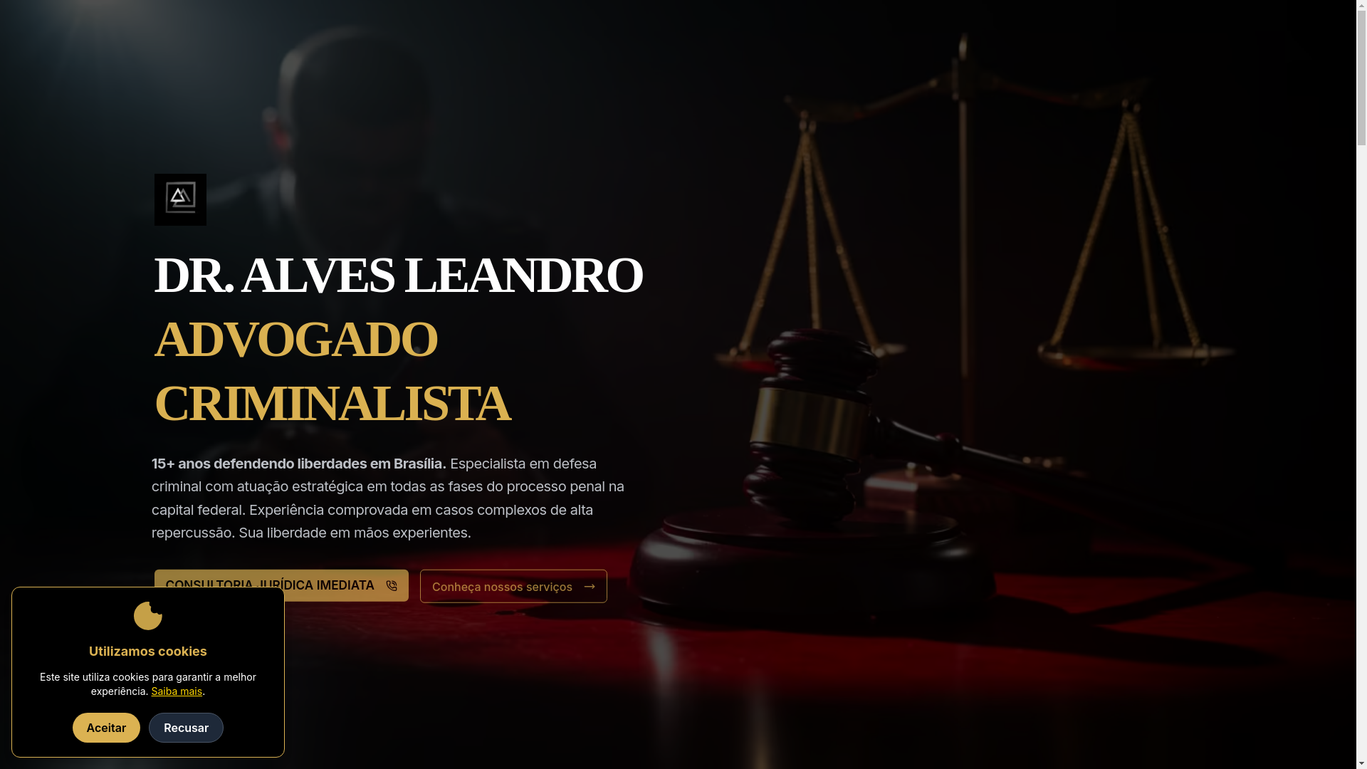 website screenshot of https://alves-leandro.pages.dev/