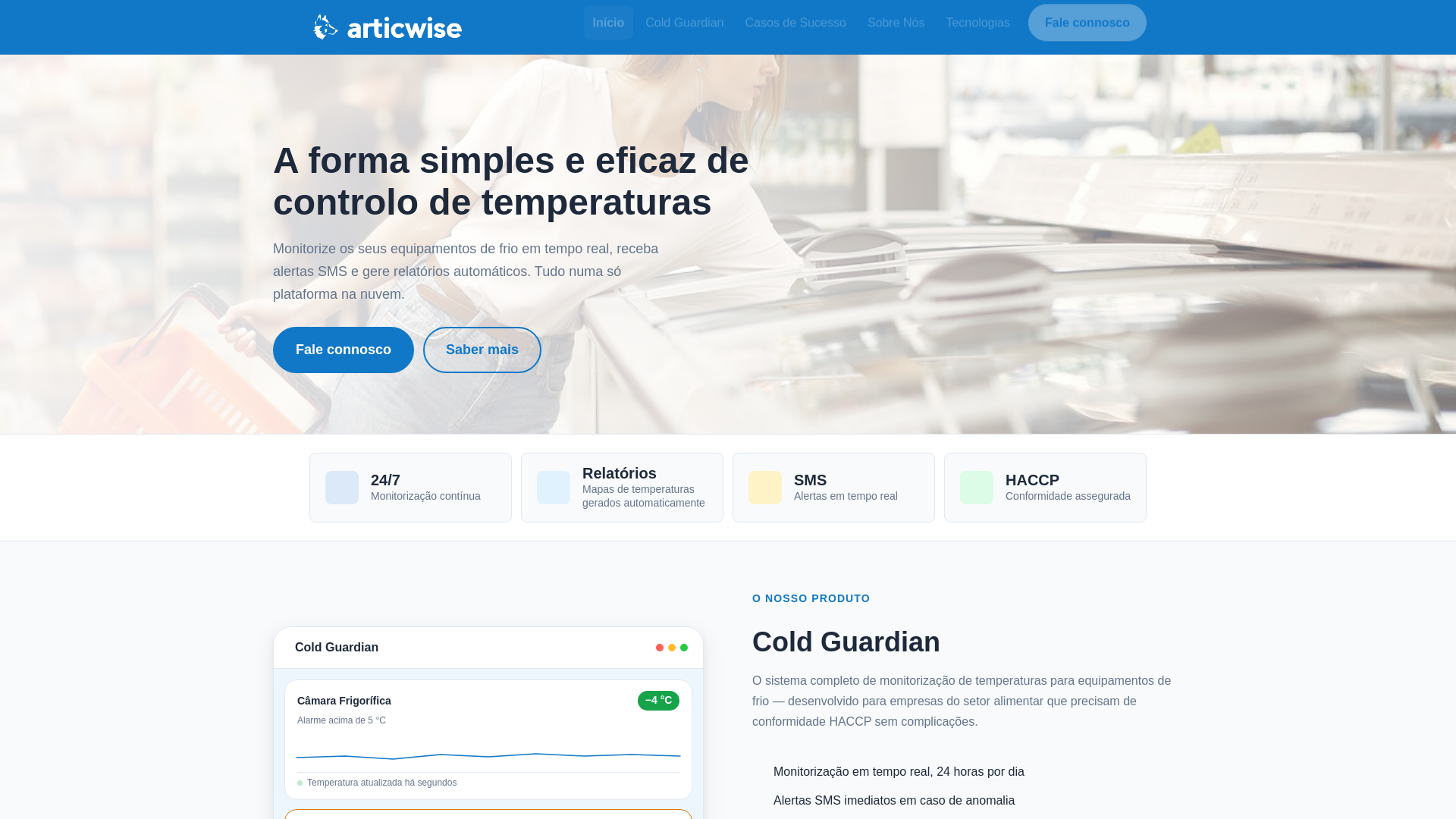 website screenshot of https://articwise.pages.dev/