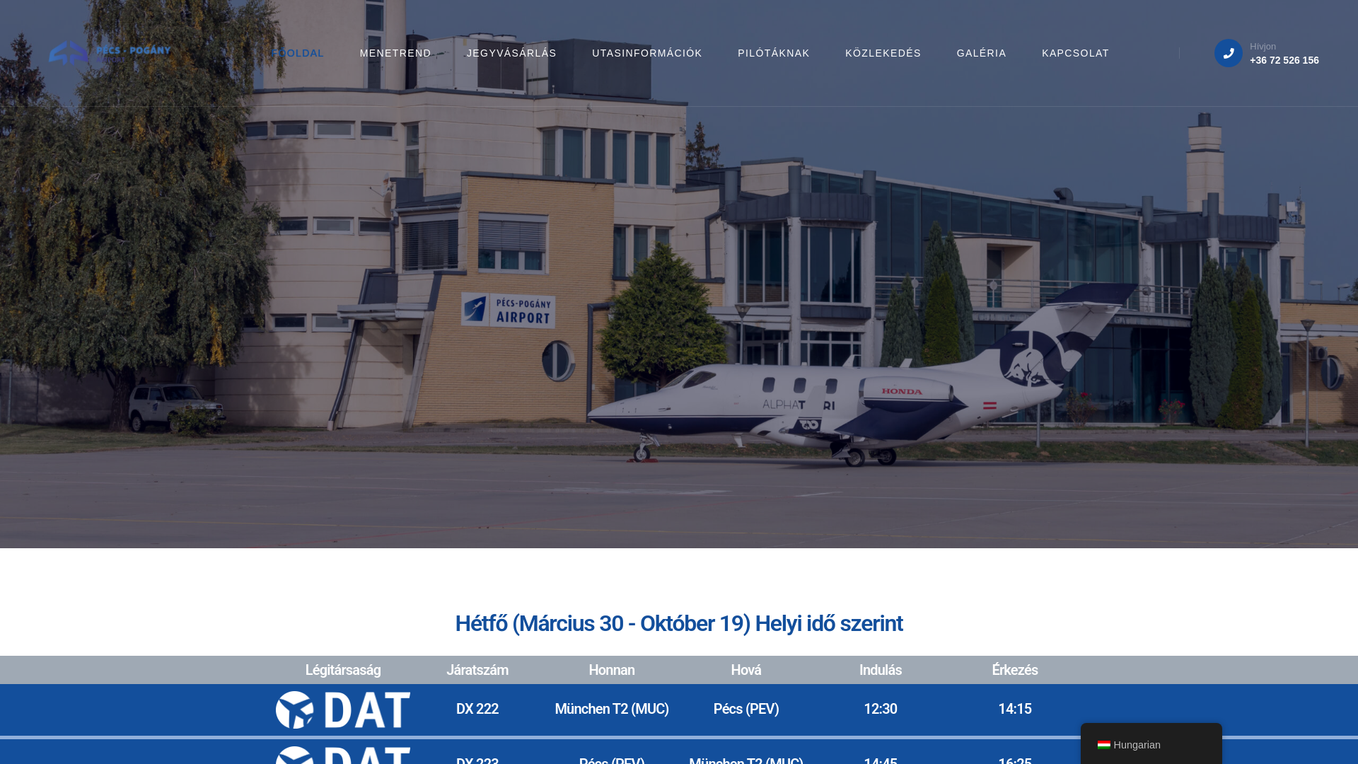 website screenshot of https://airportpecs.com