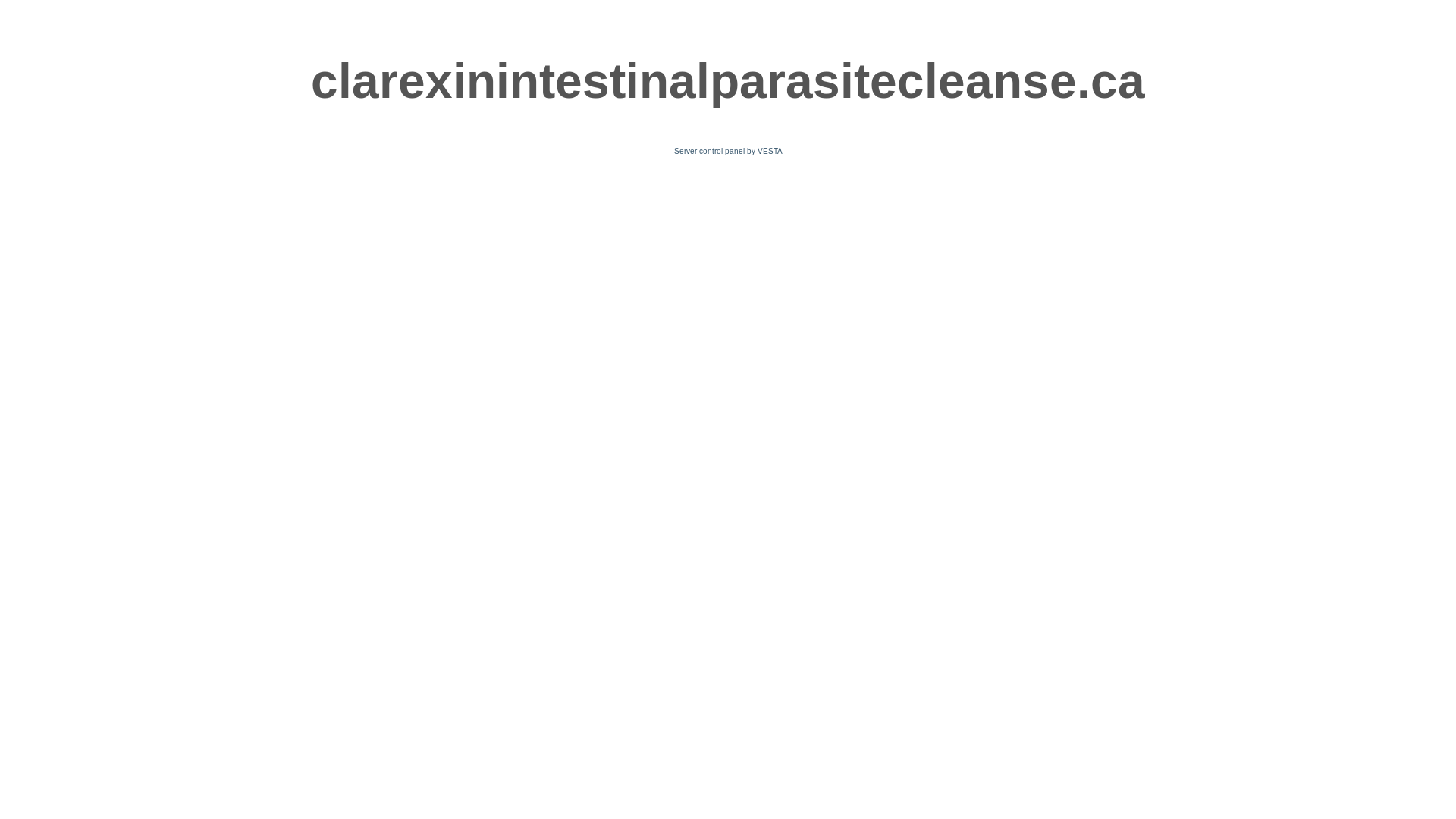 website screenshot of https://clarexinintestinalparasitecleanse.ca/