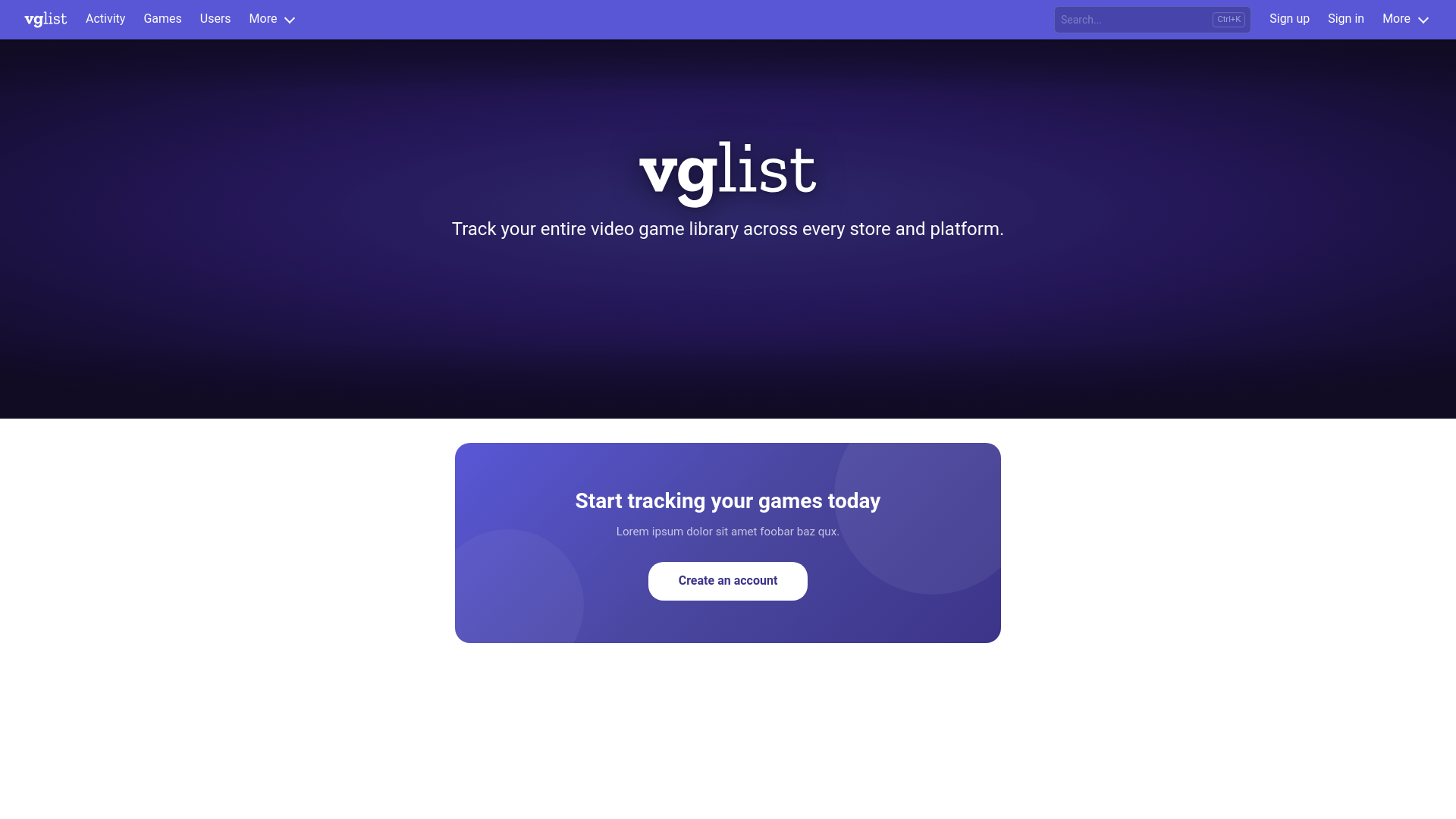 website screenshot of https://vglist-frontend-production.up.railway.app/