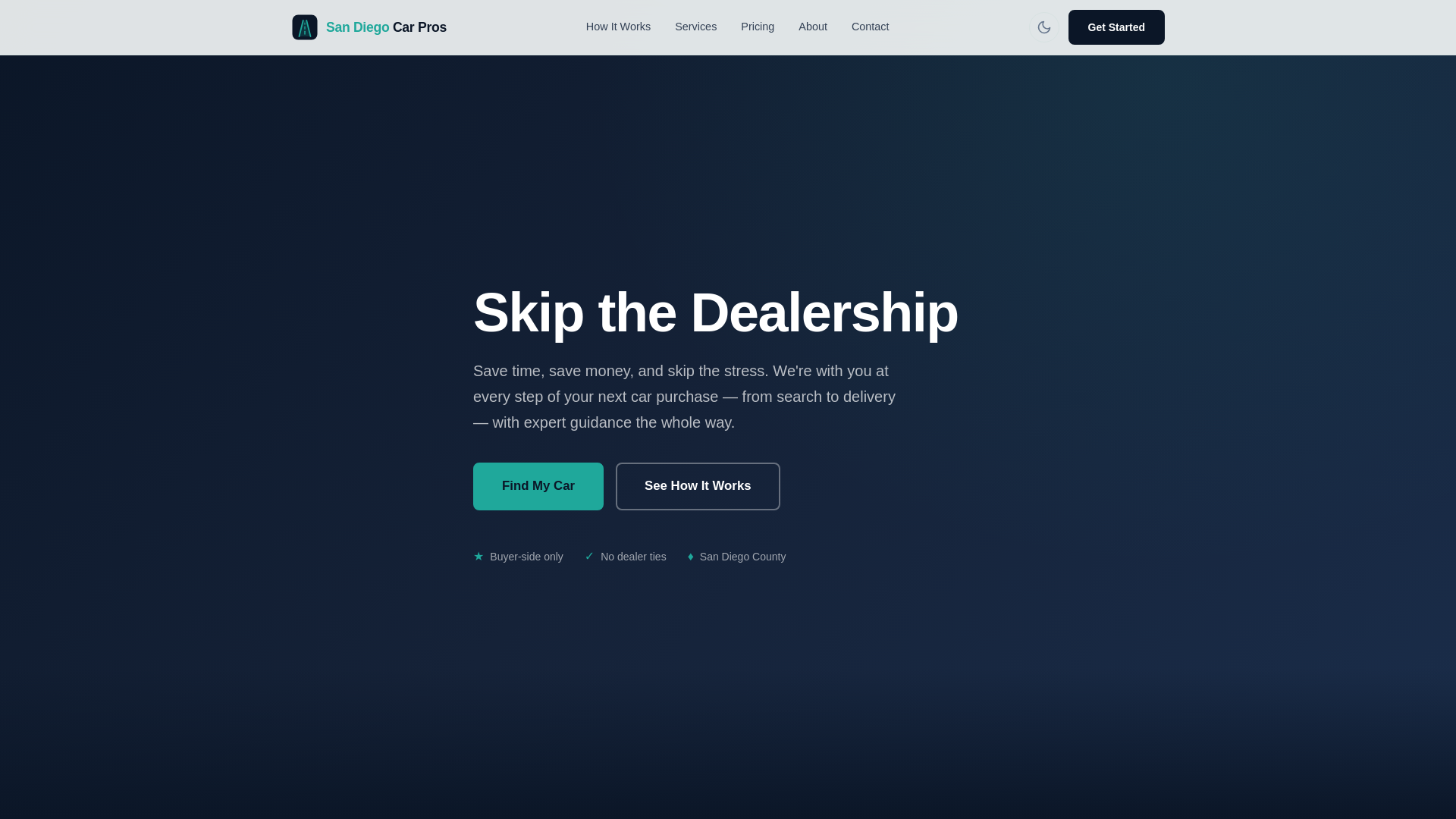 website screenshot of https://sdcarpros.com/
