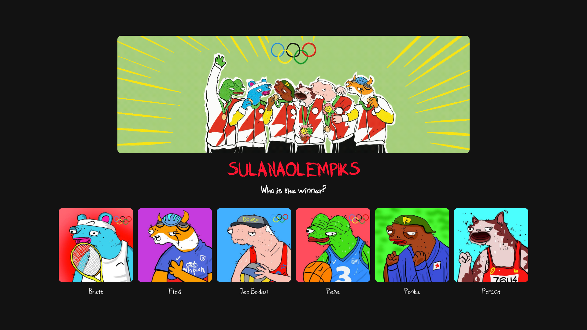 website screenshot of https://sulanaolempiks.lol/
