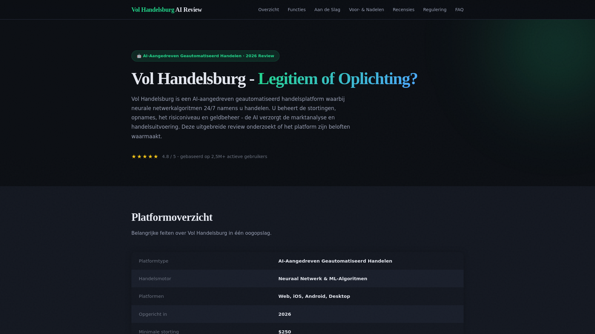 website screenshot of https://volhandelsburg-official.com/