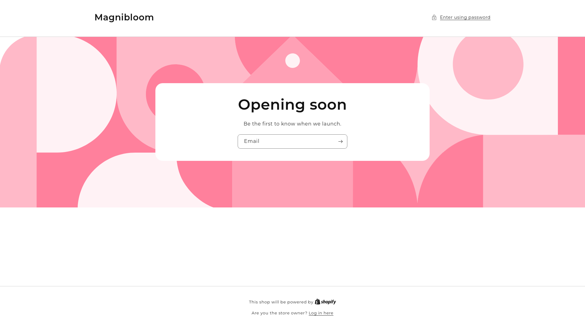 website screenshot of https://magnibloom.com/