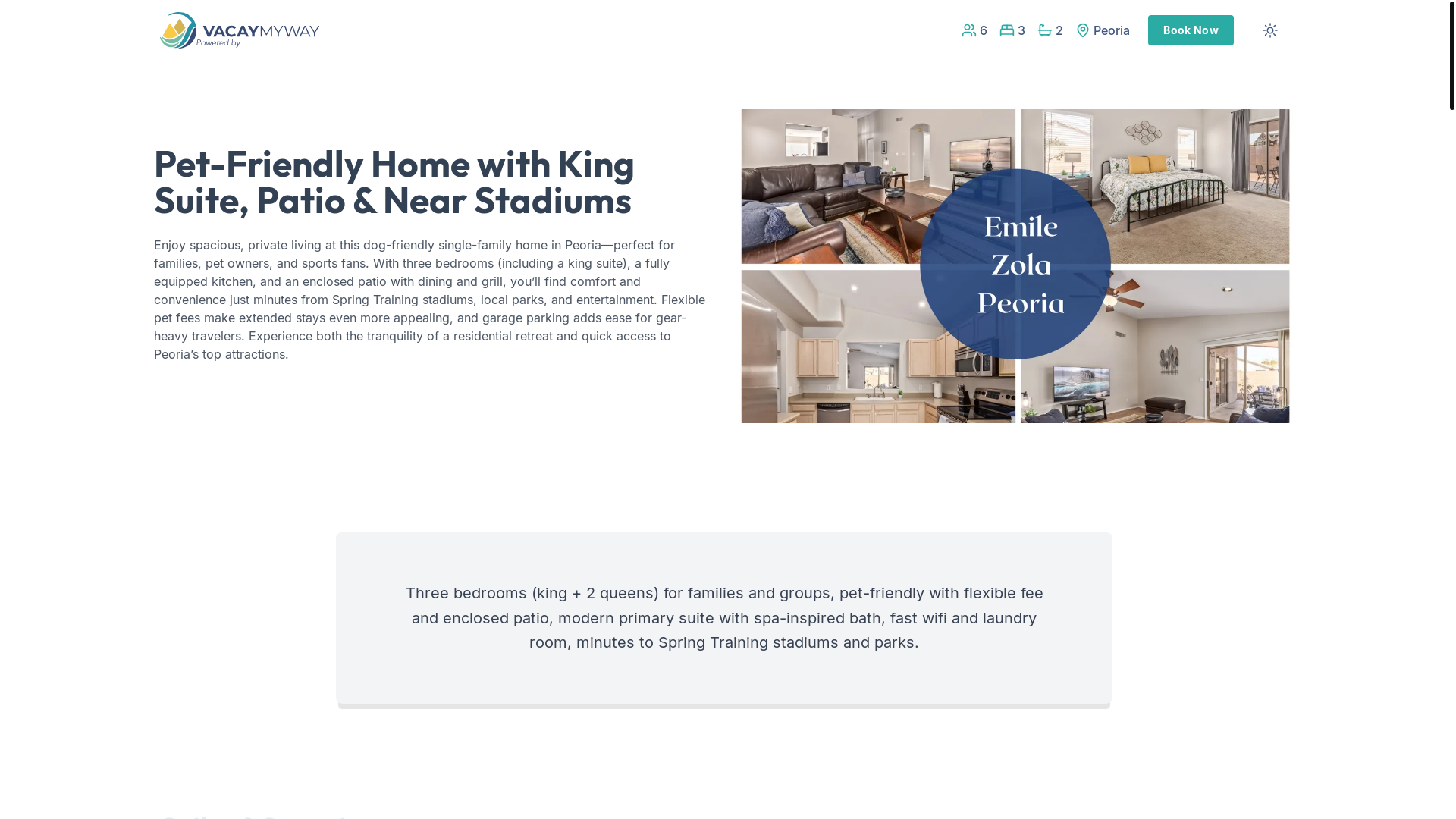 website screenshot of https://peoriapatio.house/