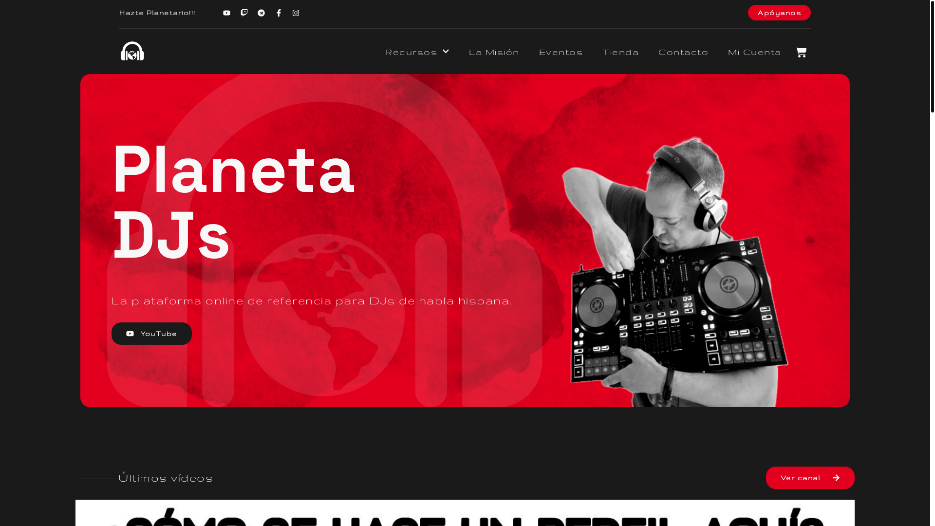 website screenshot of https://planetadjs.com/