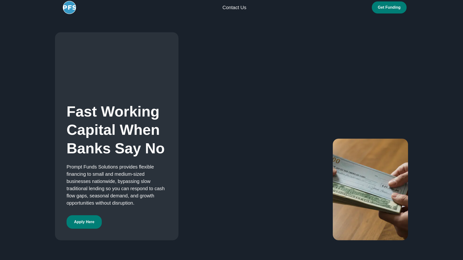 website screenshot of https://assemblepromptfundssolutionstype.com/