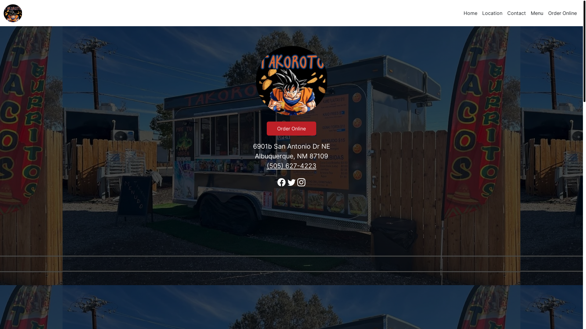 website screenshot of https://takorotonm.com/