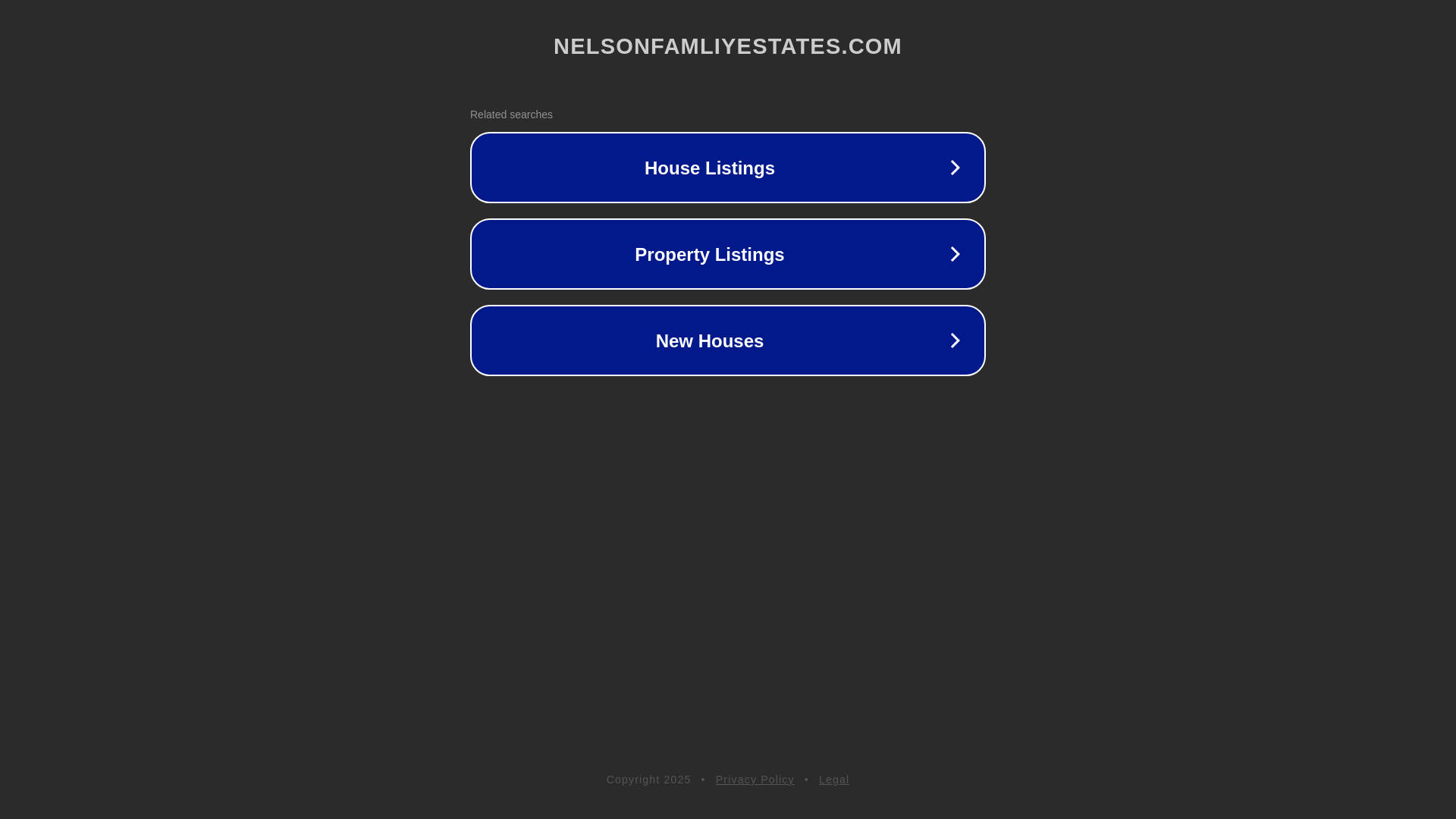 website screenshot of https://nelsonfamliyestates.com/