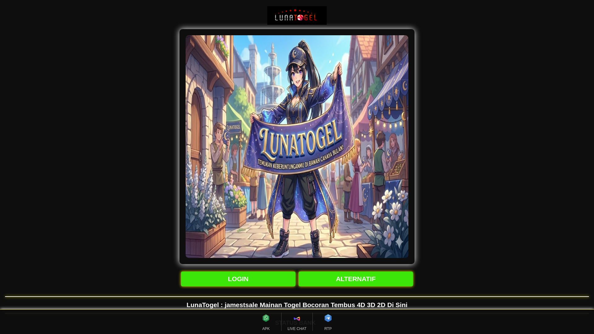 website screenshot of https://jamestsale.pages.dev/