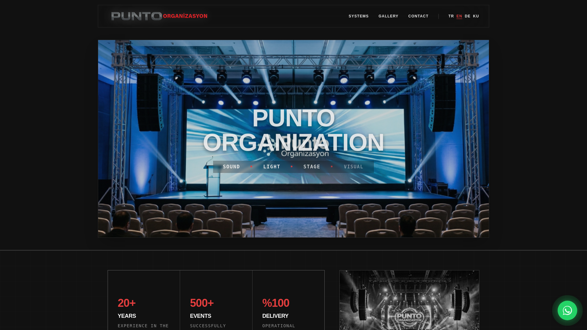 website screenshot of https://puntoorganizasyon.pages.dev/