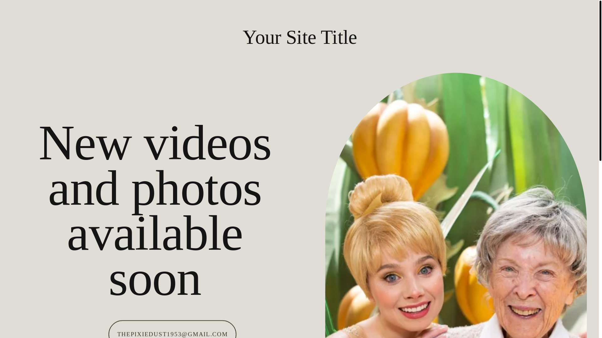 website screenshot of https://margaretkerrytinkerbell.com/
