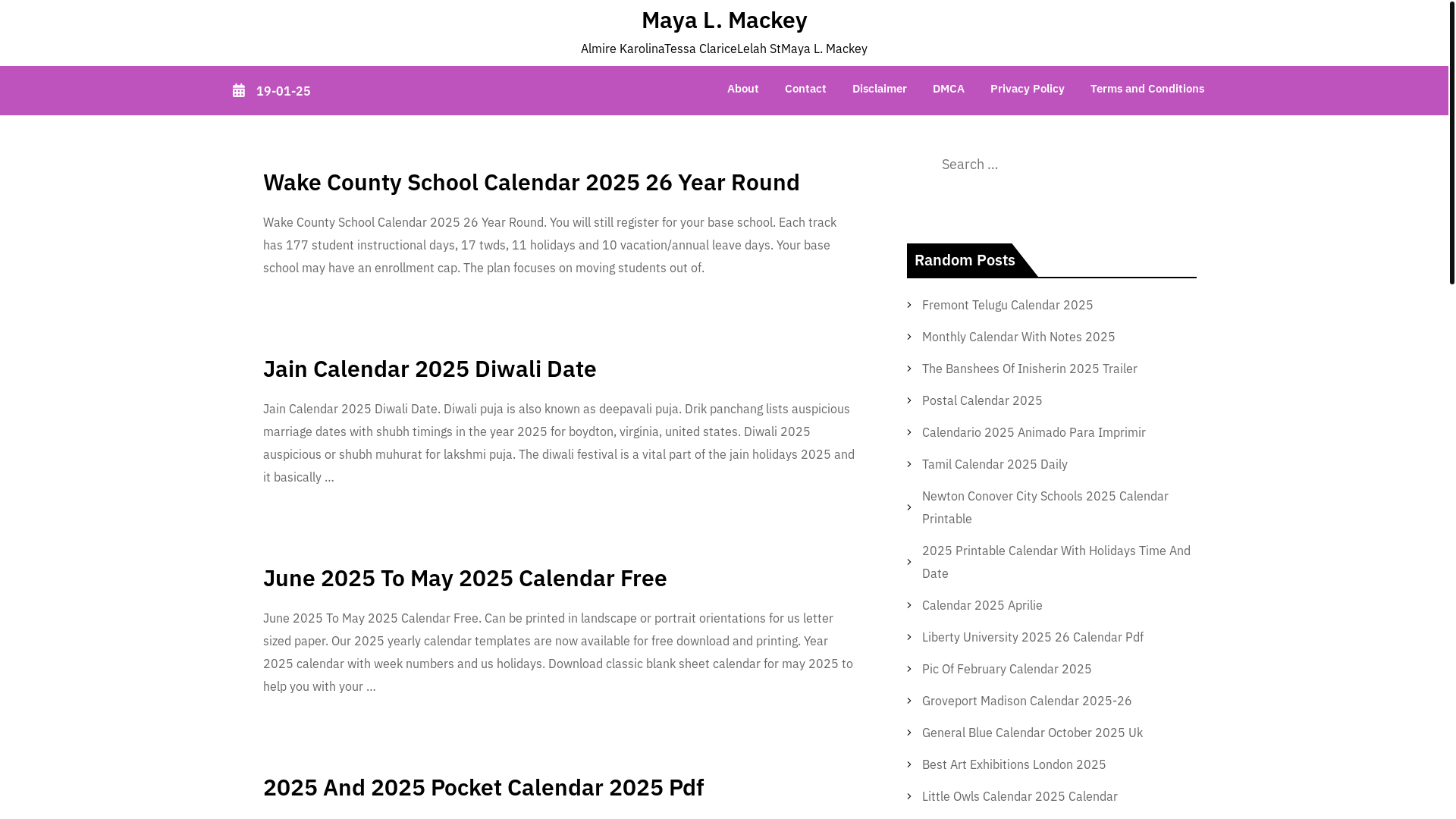 website screenshot of https://mayalmackey.pages.dev/