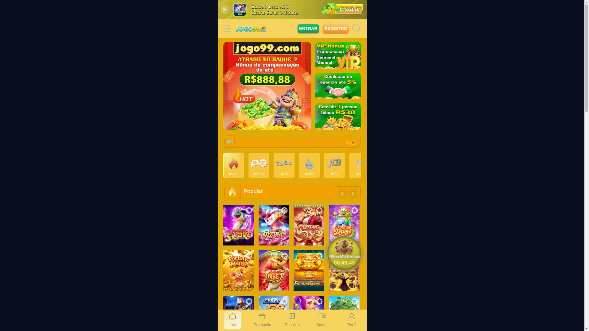 website screenshot of https://jogo99-com.com/