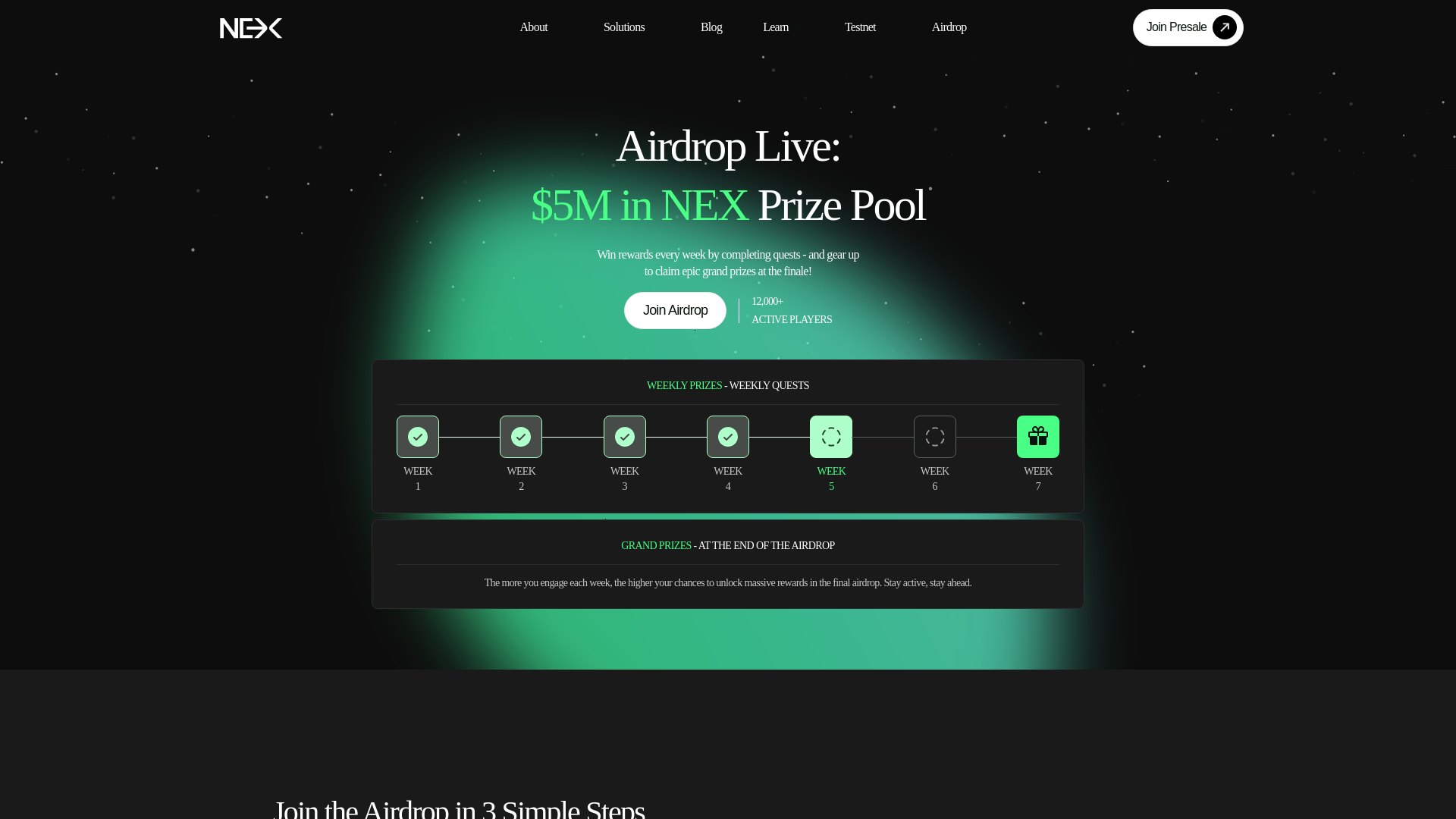 website screenshot of https://nexchai.pages.dev/