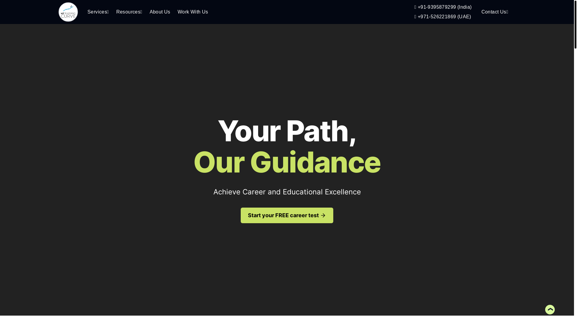 website screenshot of https://my-learning-curve-org.pages.dev/