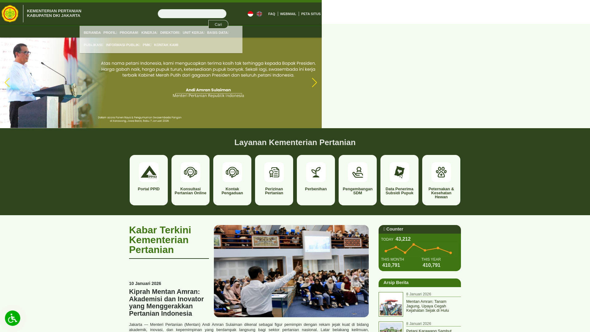 website screenshot of https://kementandkijakarta.org/