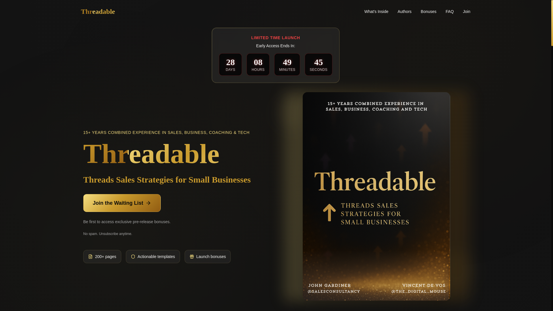 website screenshot of https://threadable.vip/
