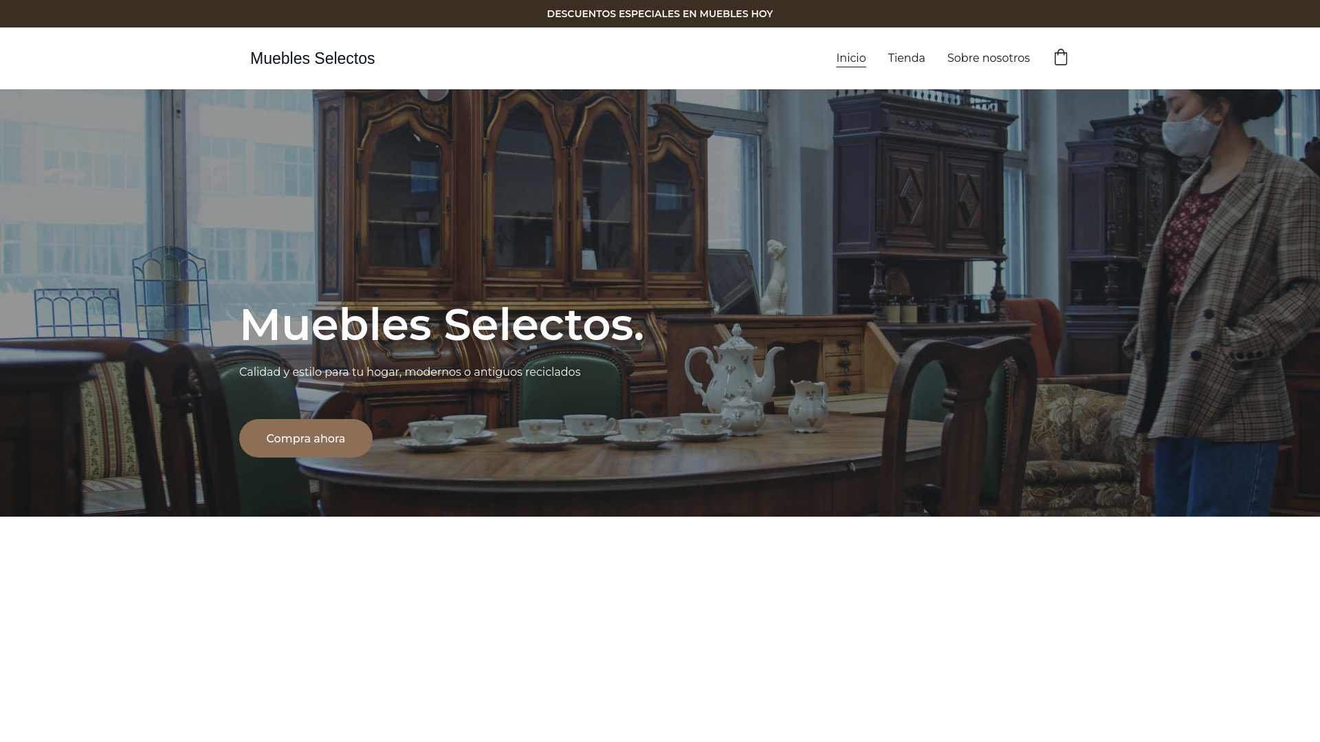 website screenshot of https://goldmuebles.site