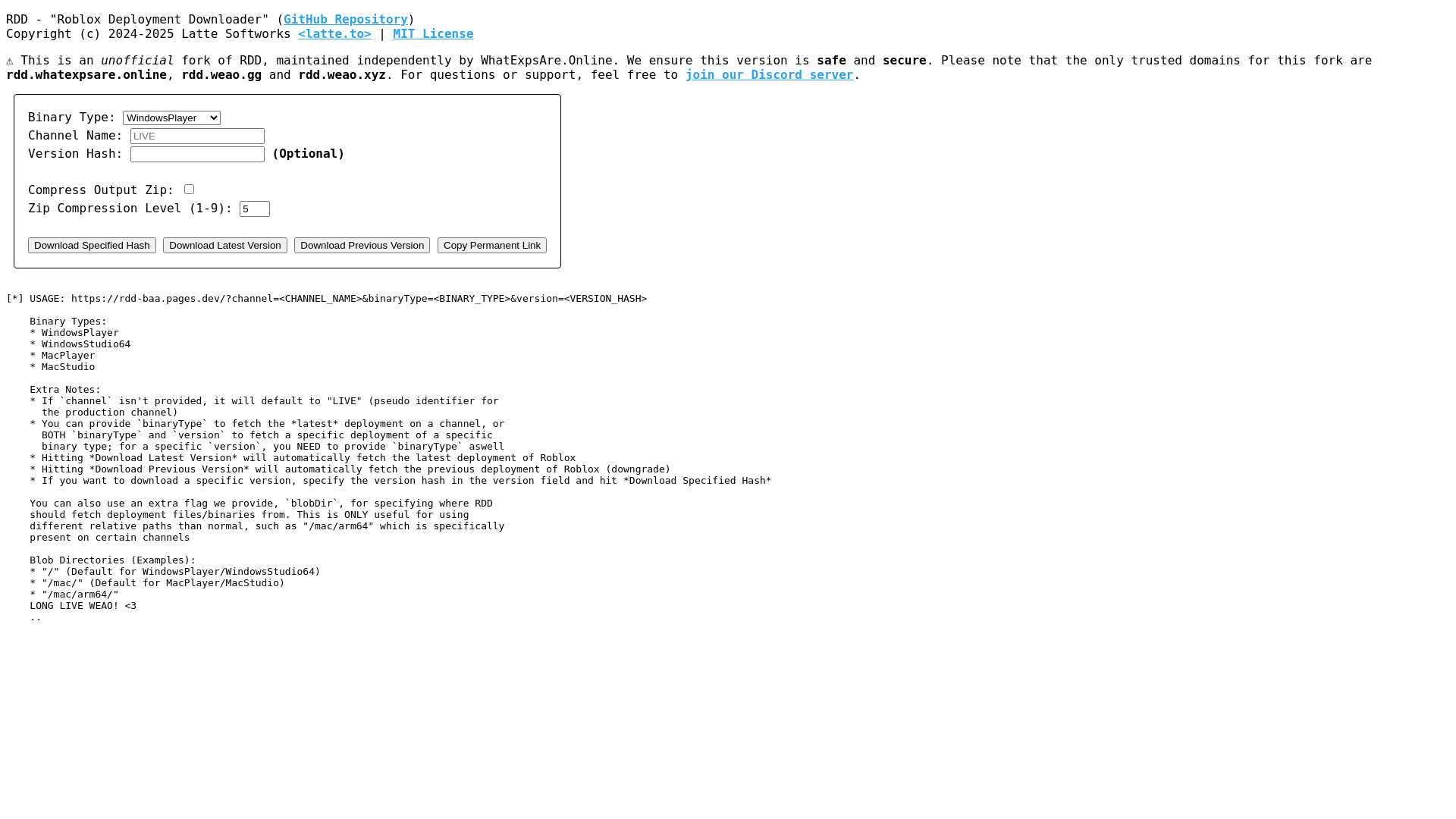 website screenshot of https://rdd-baa.pages.dev/
