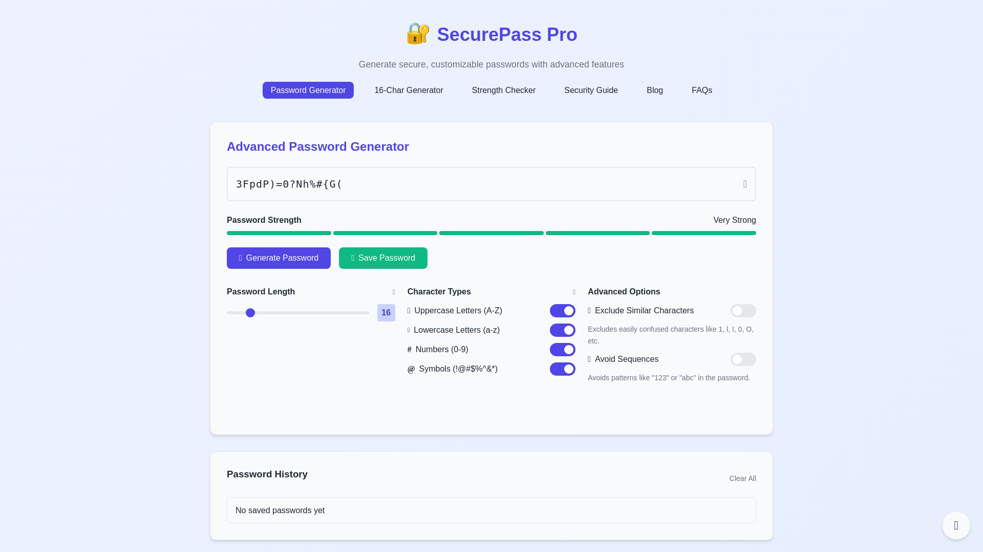 website screenshot of https://password-6lz.pages.dev/