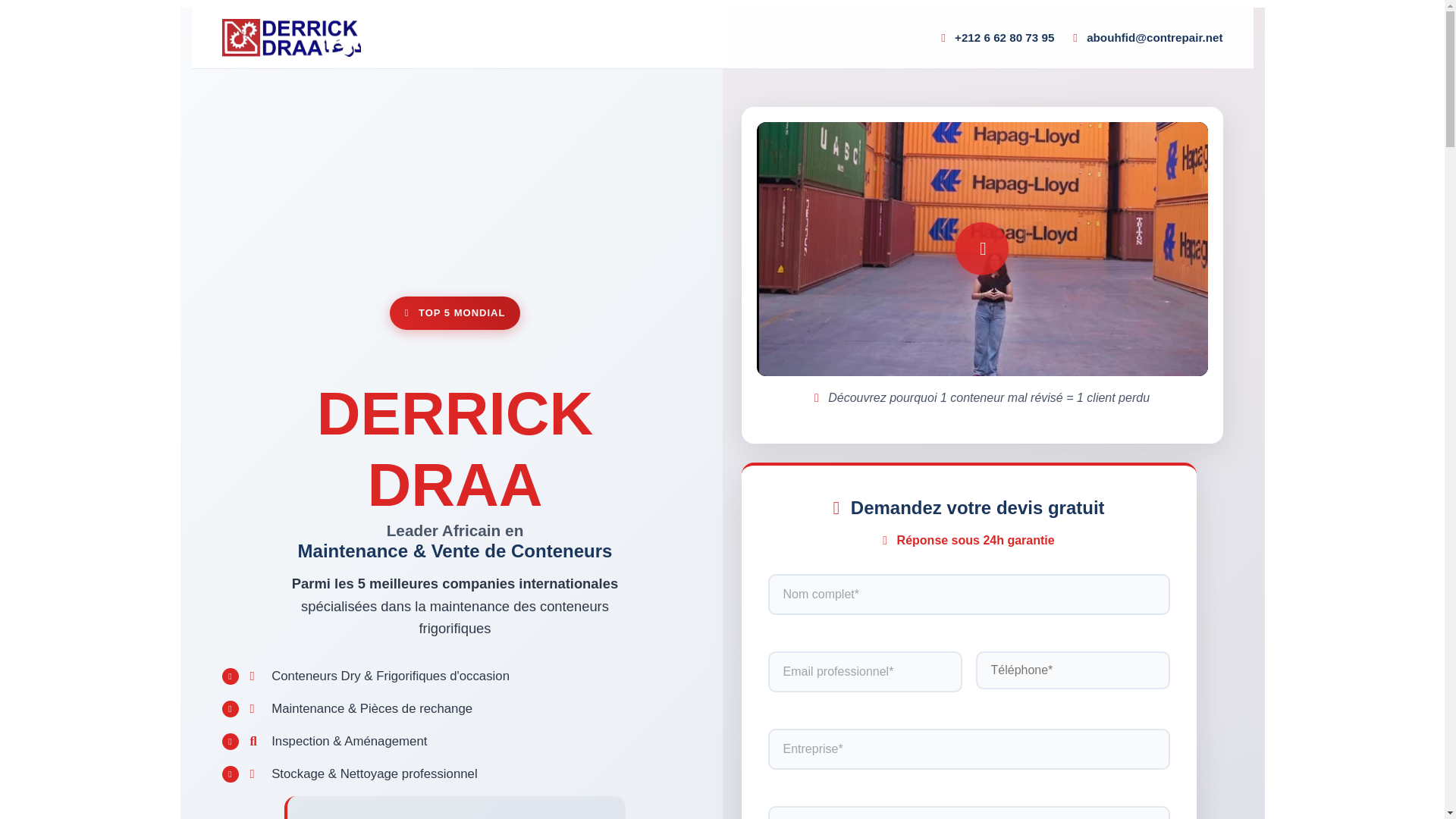 website screenshot of https://derrick-draa.com/