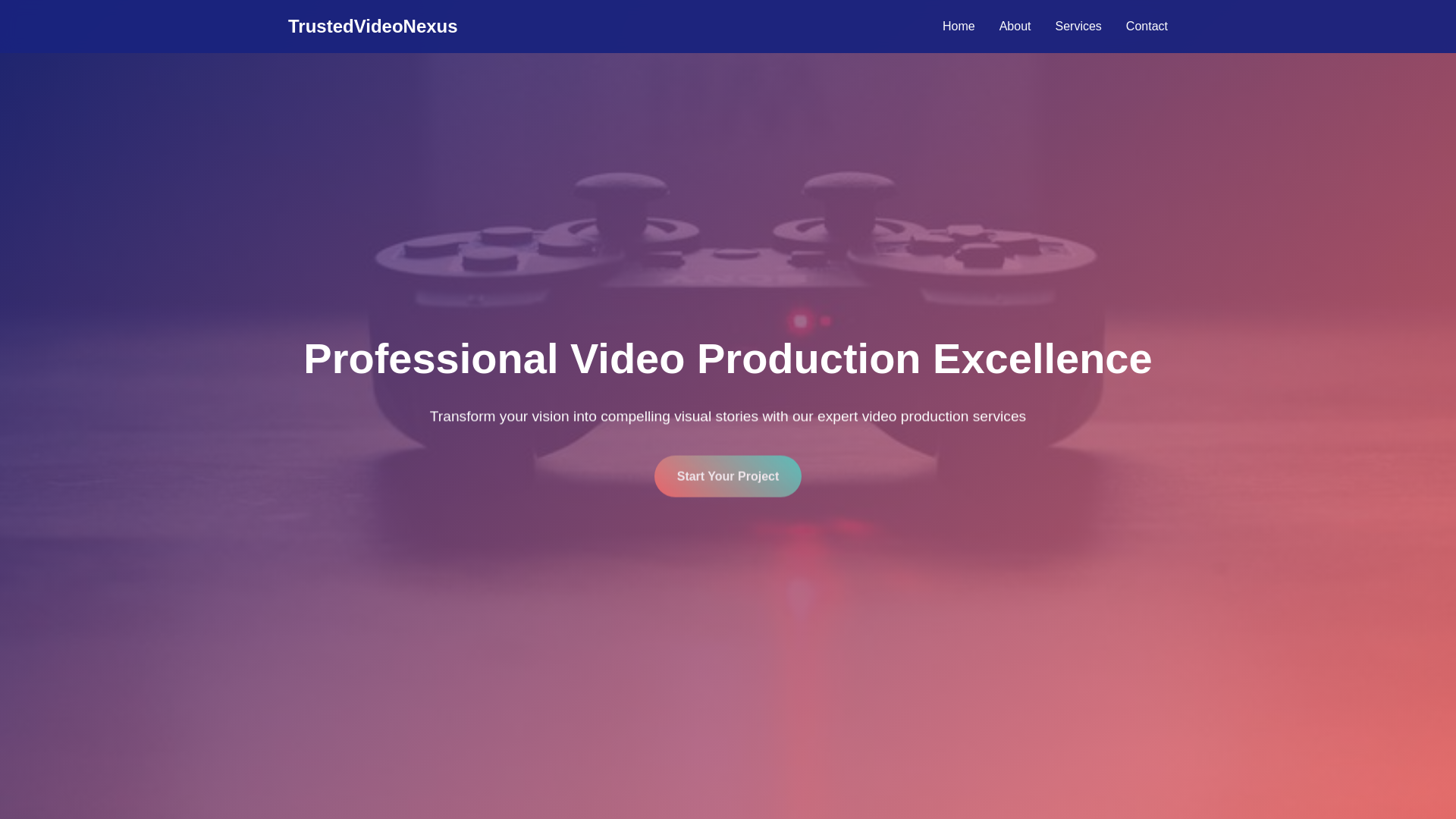 website screenshot of https://trustedvideonexus.click/
