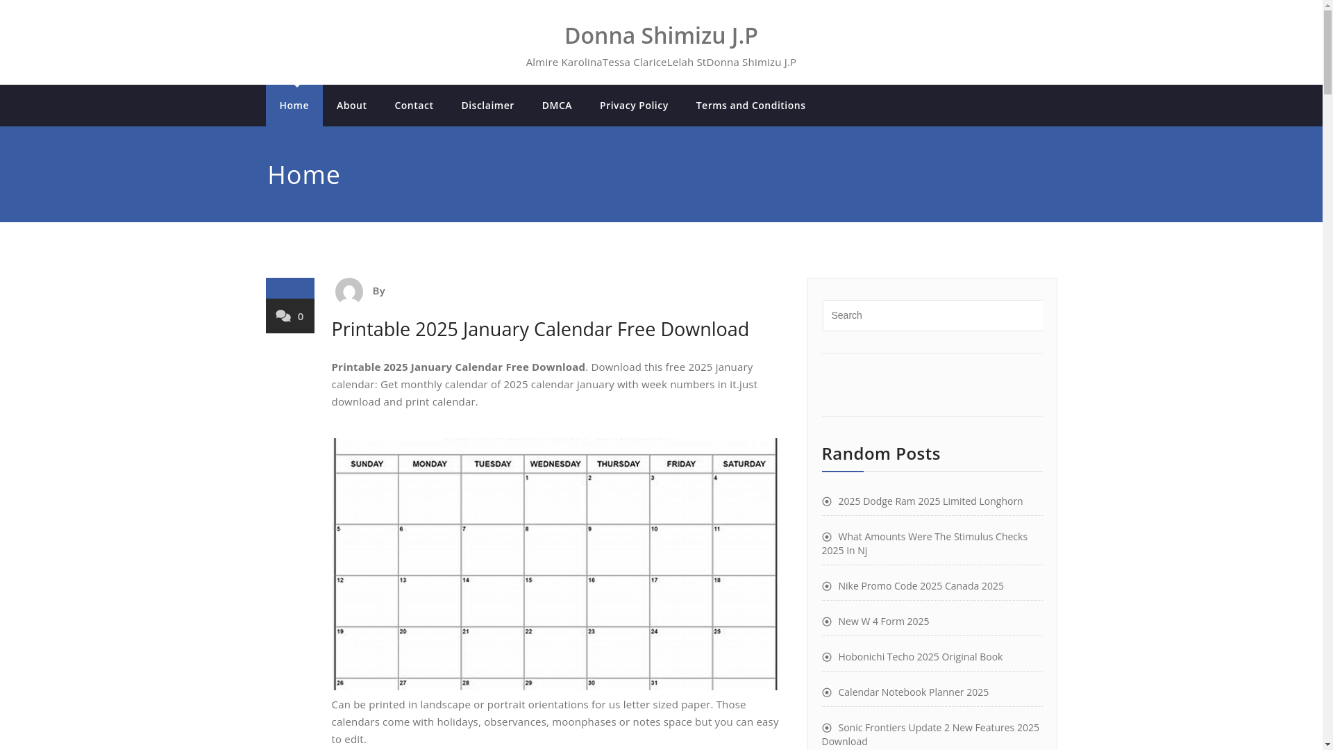 website screenshot of https://donnashimizujp.pages.dev/