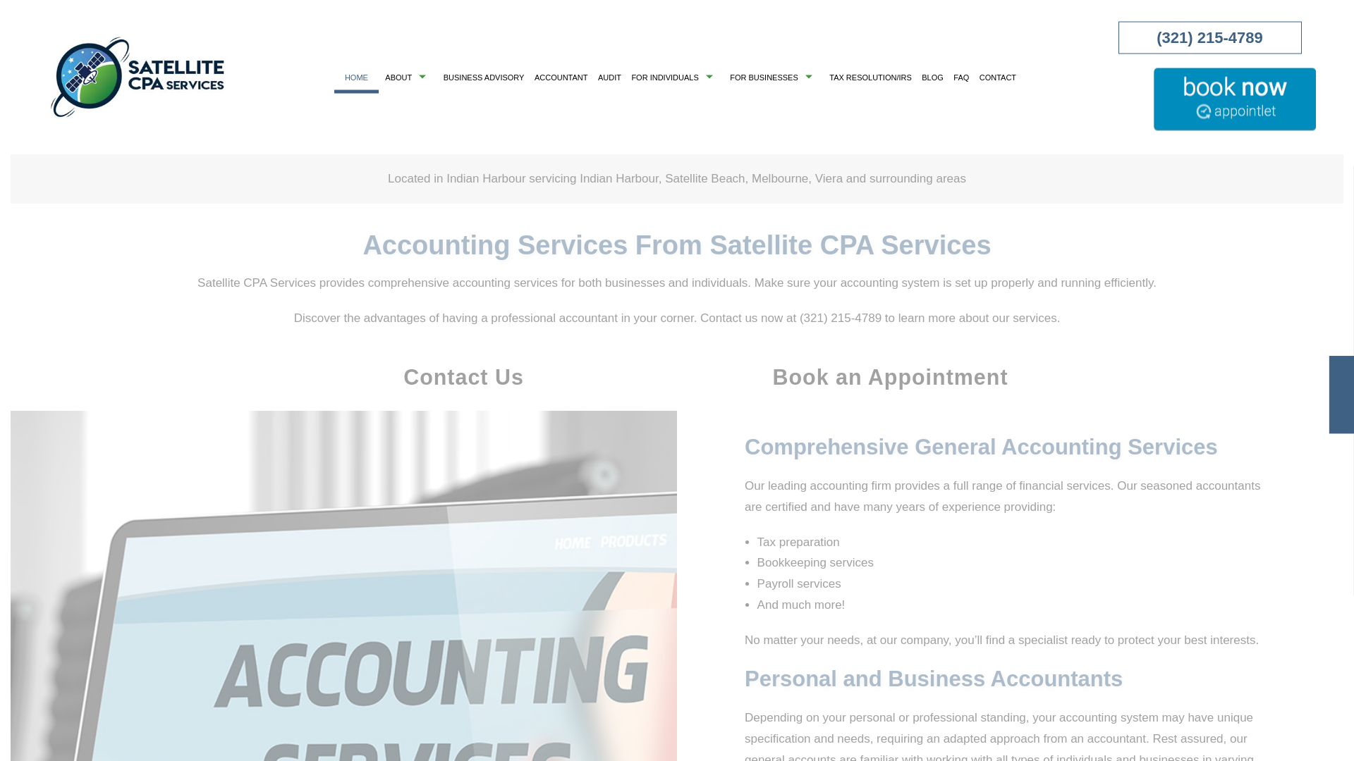 website screenshot of https://satelliteaccountingservices.com