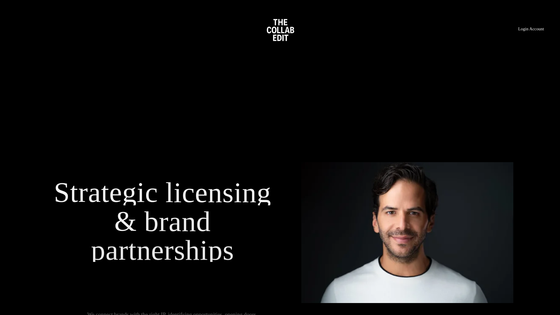 website screenshot of https://the-collab-edit.com/