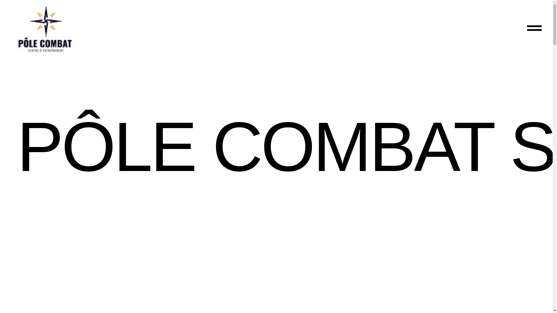website screenshot of https://pole-combat-sport.fr/