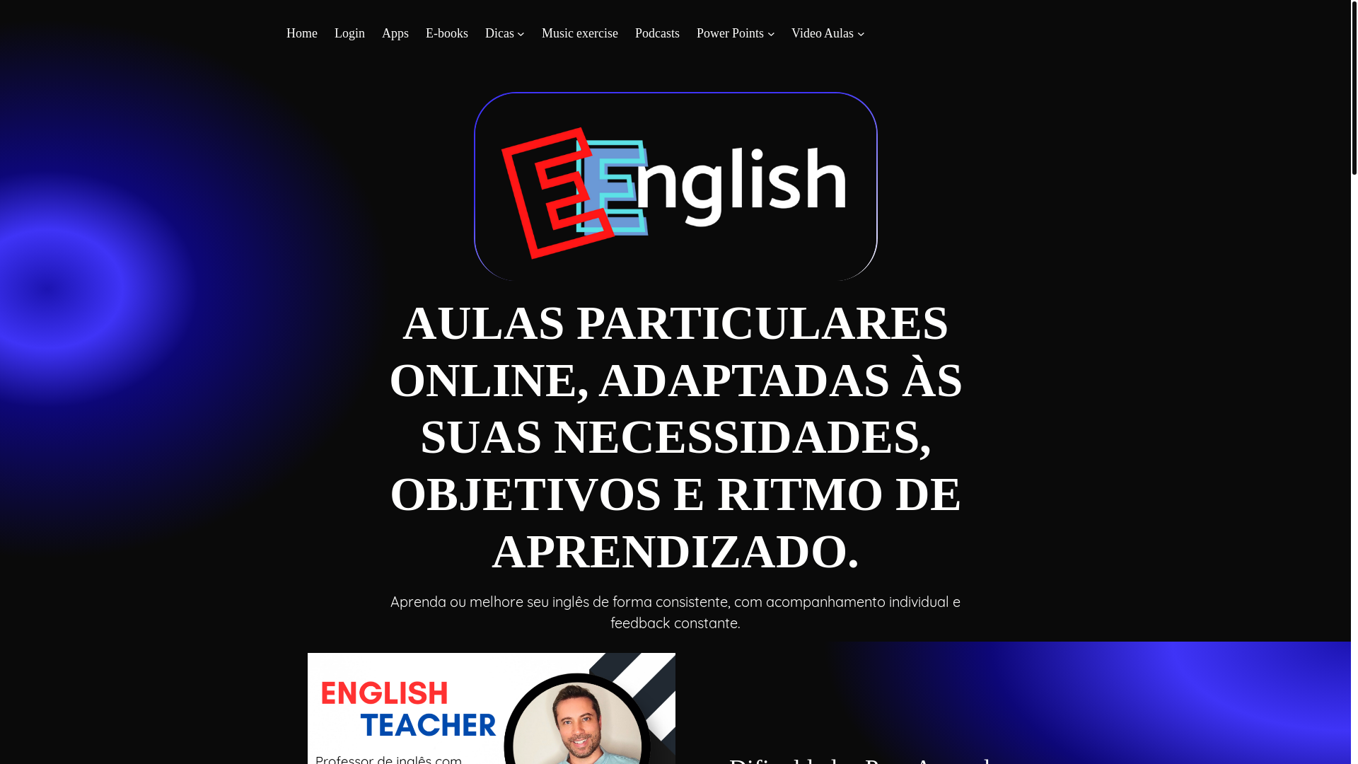 website screenshot of https://victorgustavo.com.br/