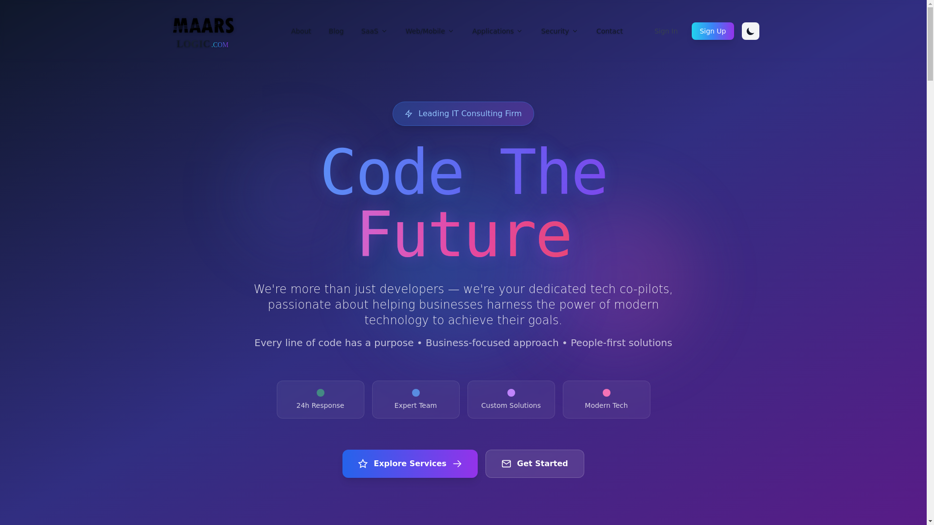 website screenshot of https://maars-logic-astro.pages.dev/