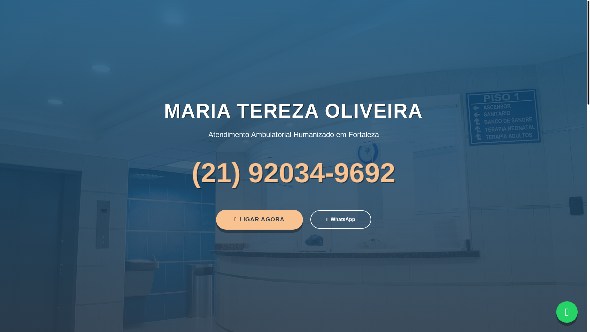 website screenshot of https://maraiterezaambulatorial.com.br/