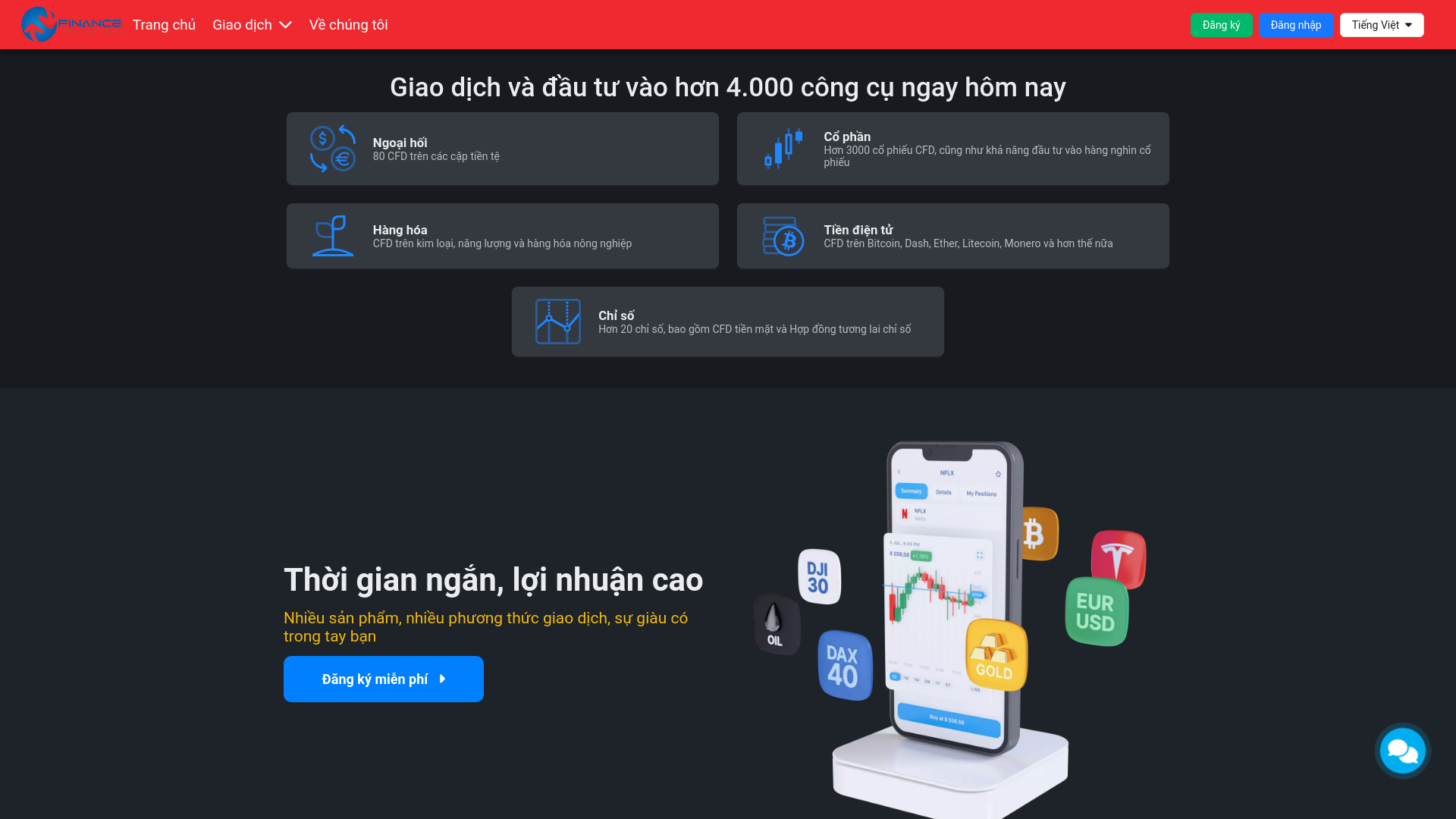 website screenshot of https://finances22.com