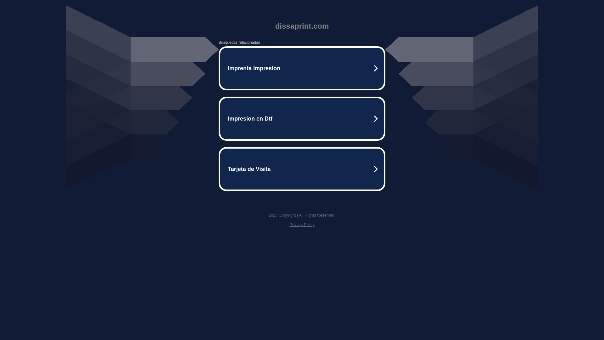 website screenshot of https://dissaprint.com/