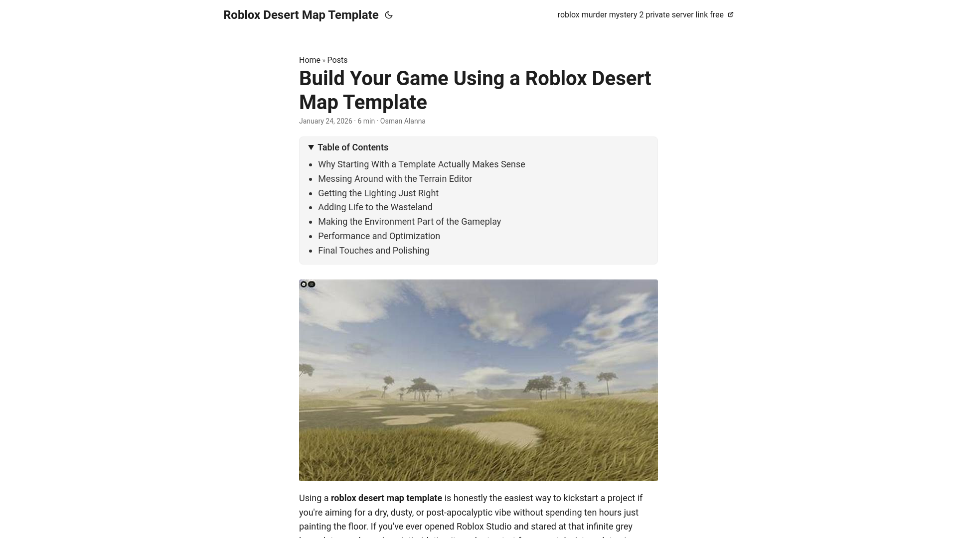 website screenshot of https://roblox-desert-map-template.pages.dev/