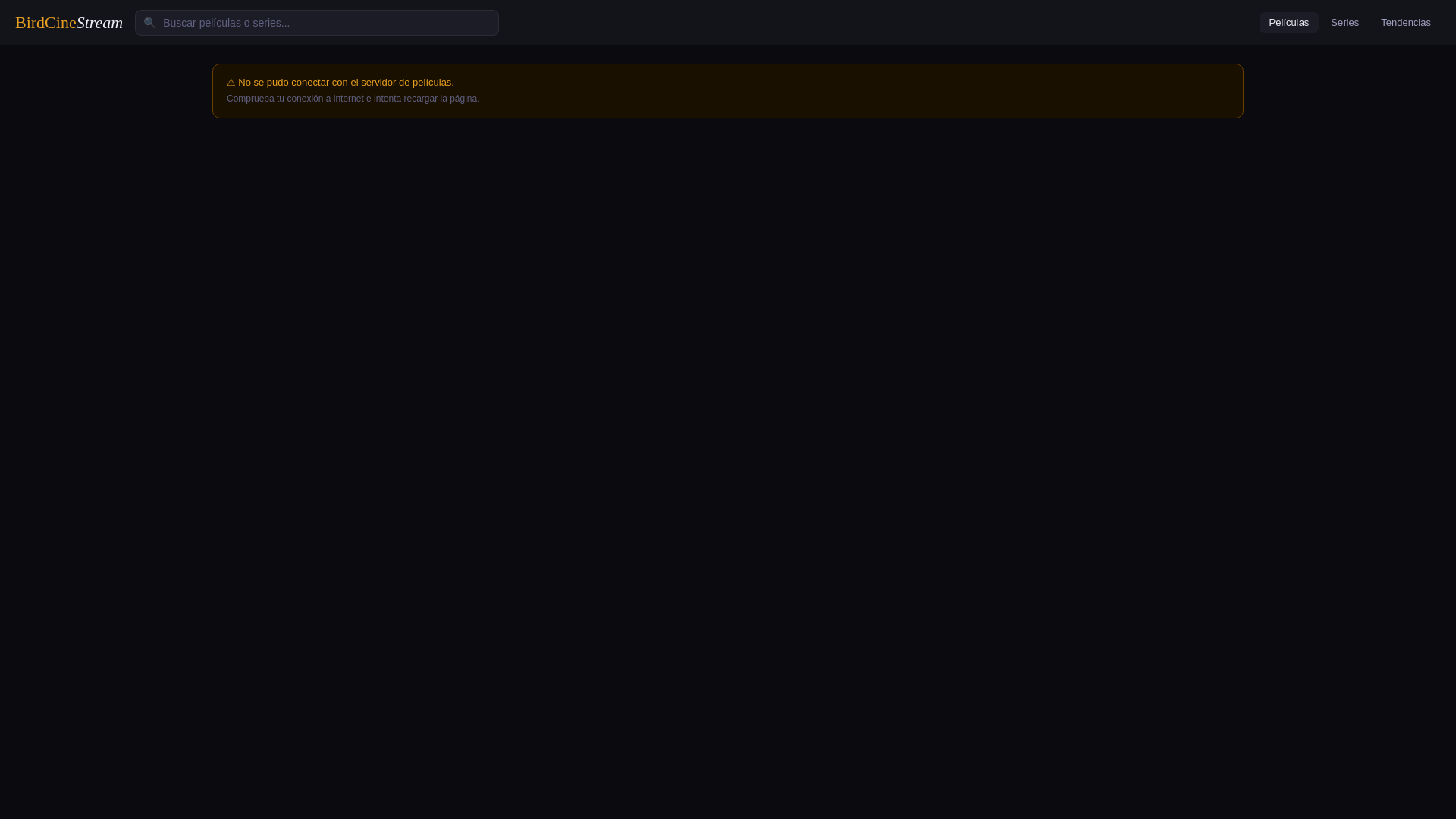 website screenshot of https://birdcinestream.pages.dev/
