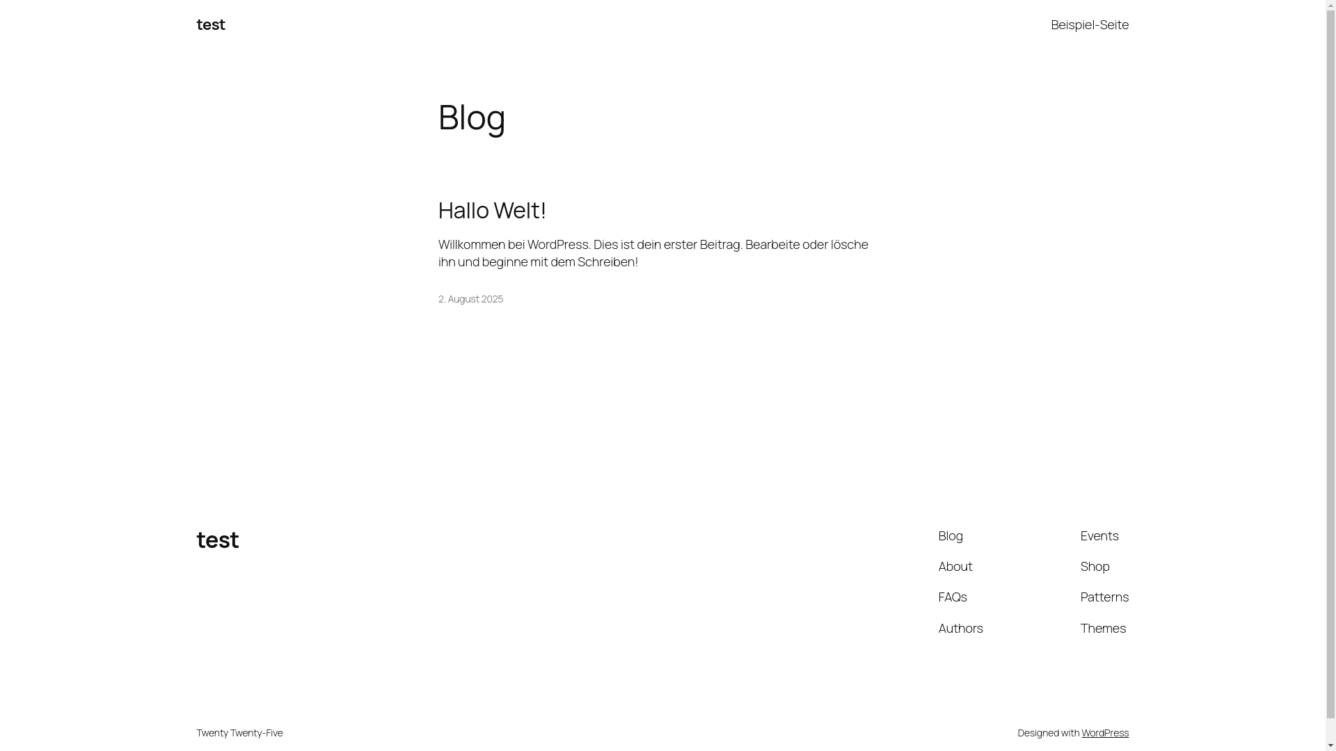 website screenshot of https://dani-projekte.net/