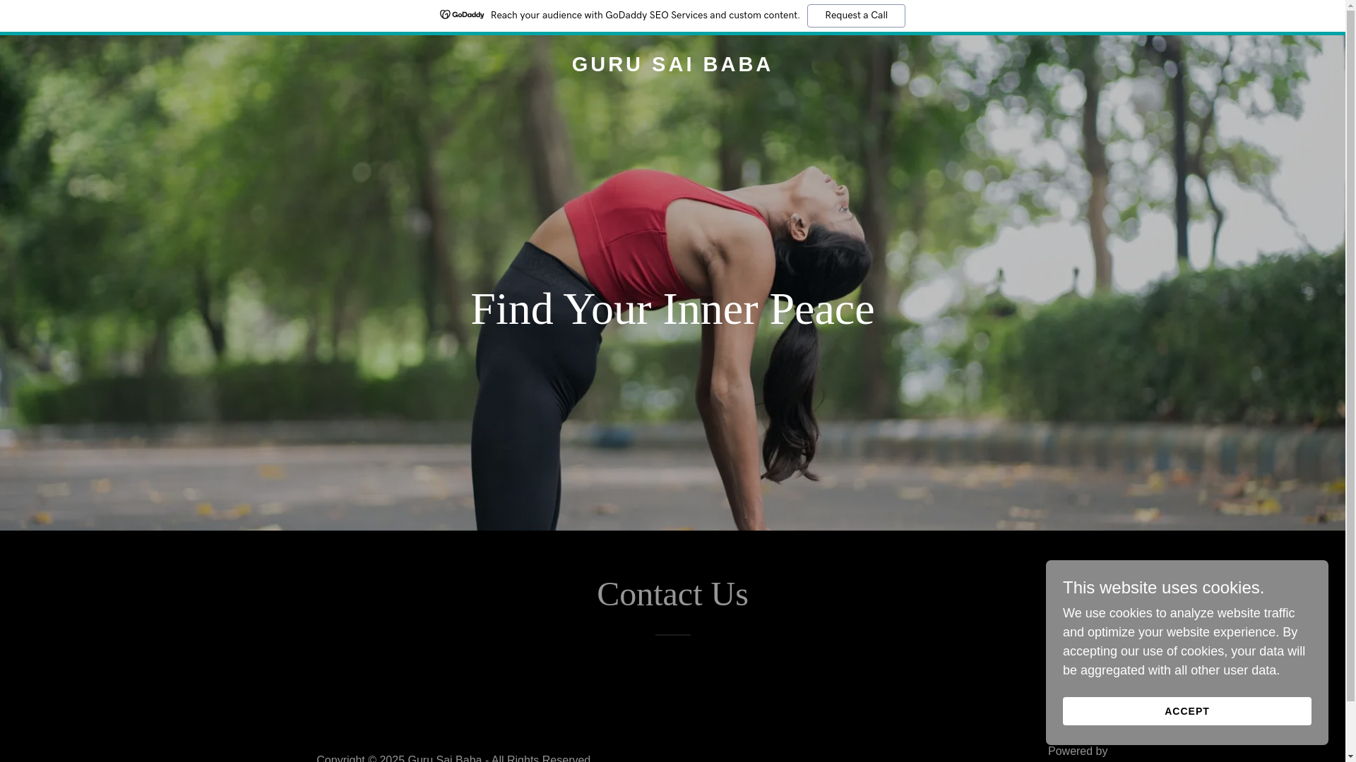 website screenshot of https://gurusaibaba.com/