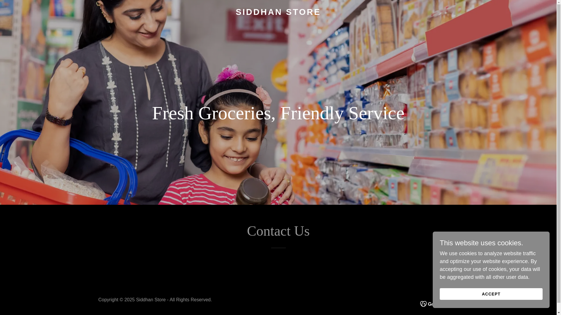 website screenshot of https://siddhan.store/