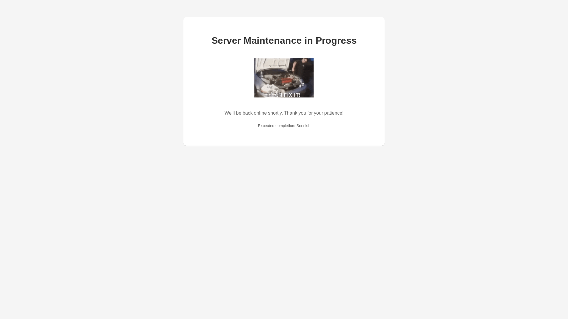 website screenshot of https://aoe2lobby-maintenance-page.pages.dev/