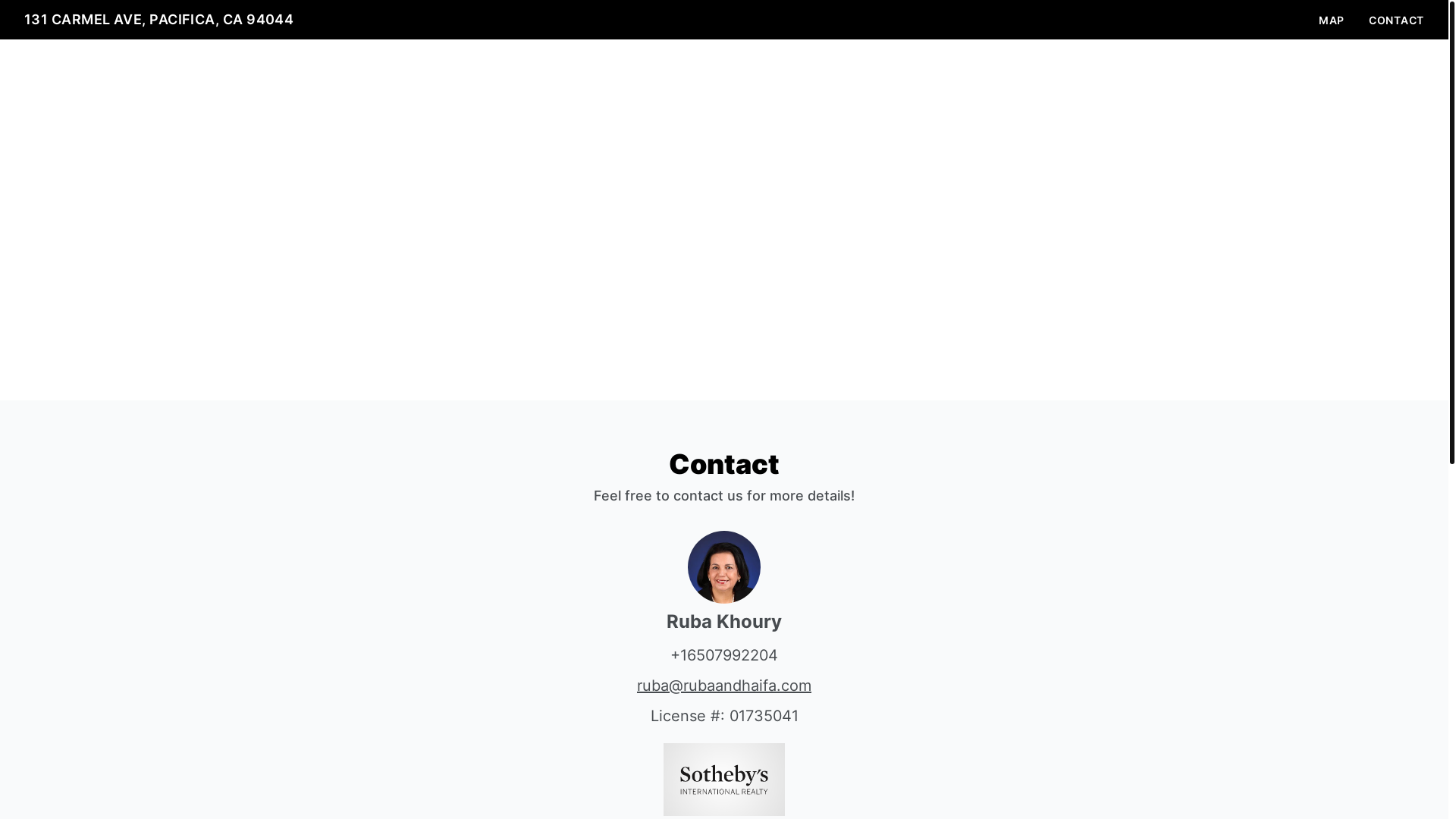 website screenshot of https://131carmelave.com/