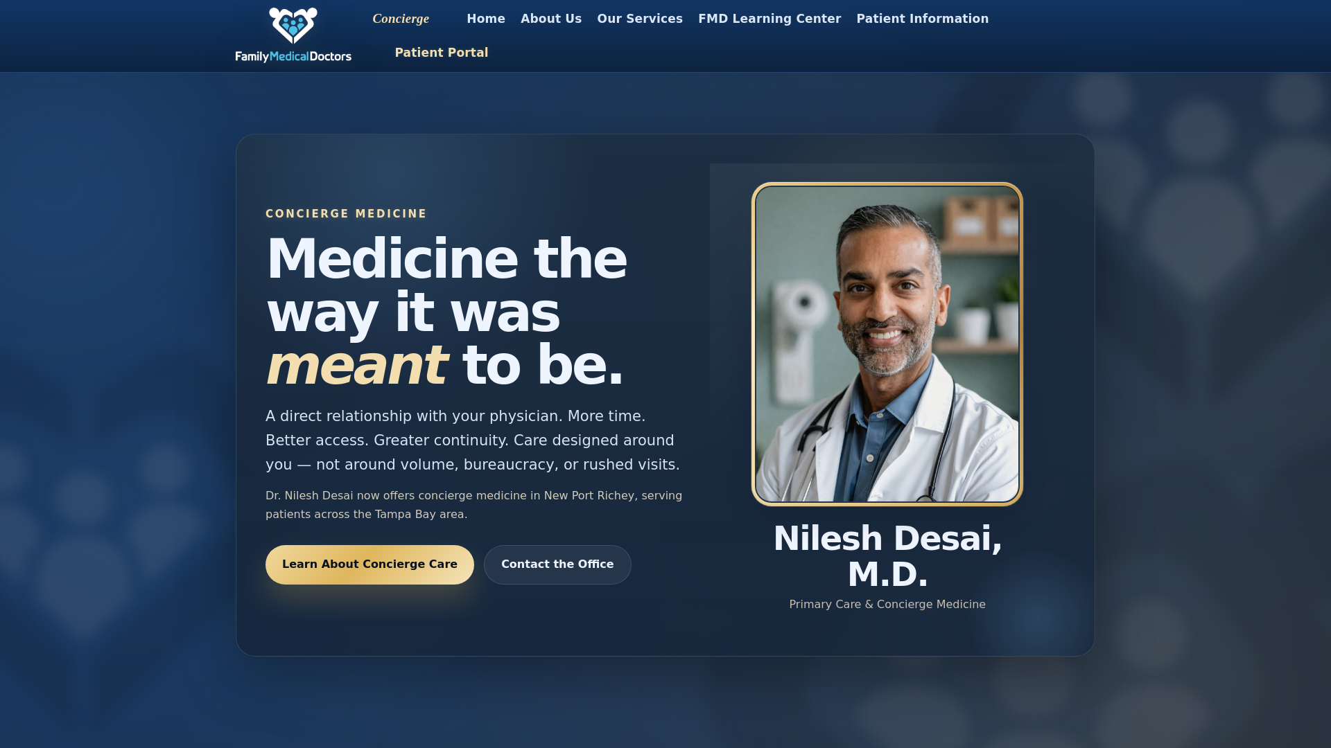 website screenshot of https://family-medical-doctors.pages.dev/