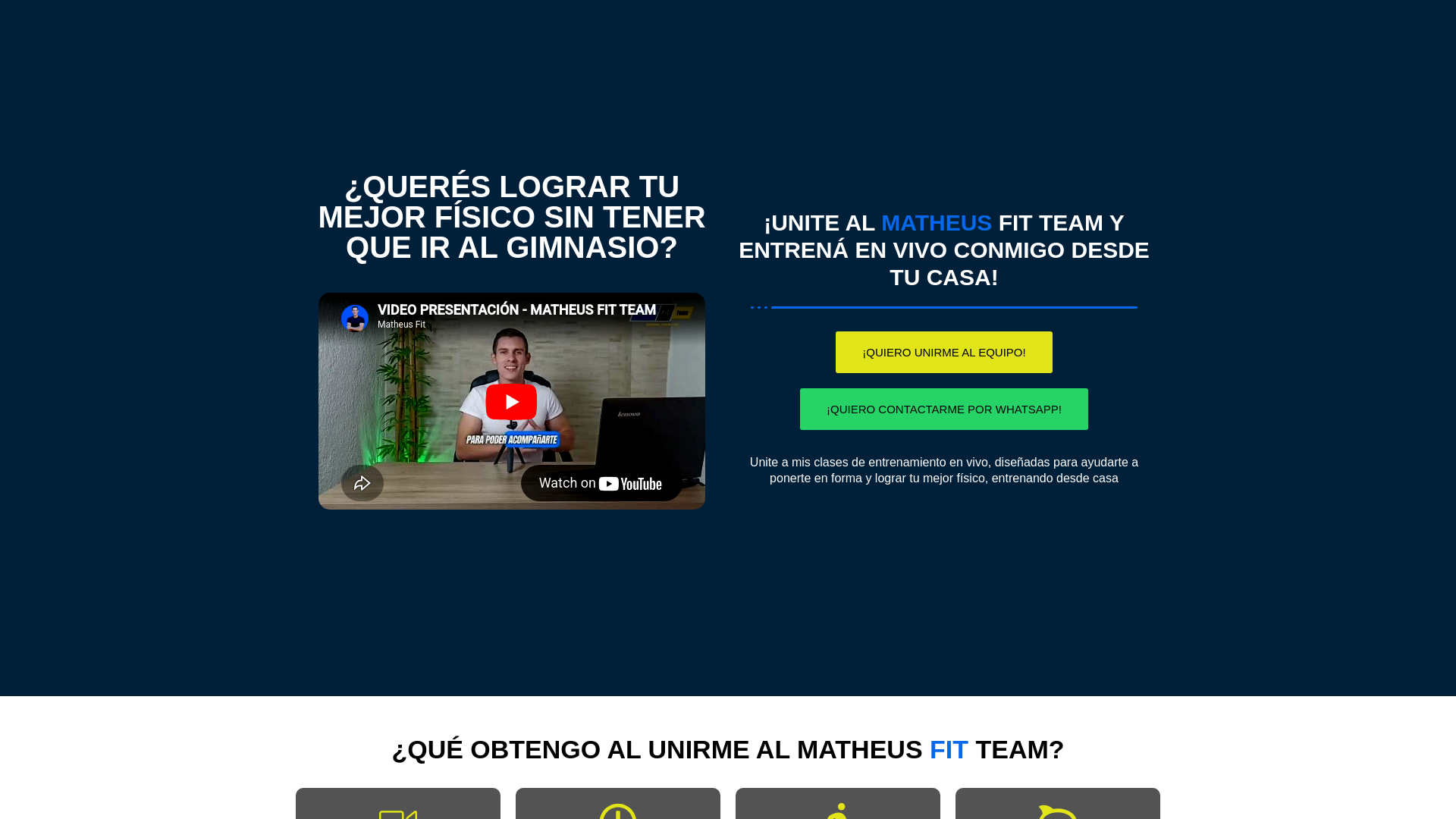 website screenshot of https://matheusfit.com/